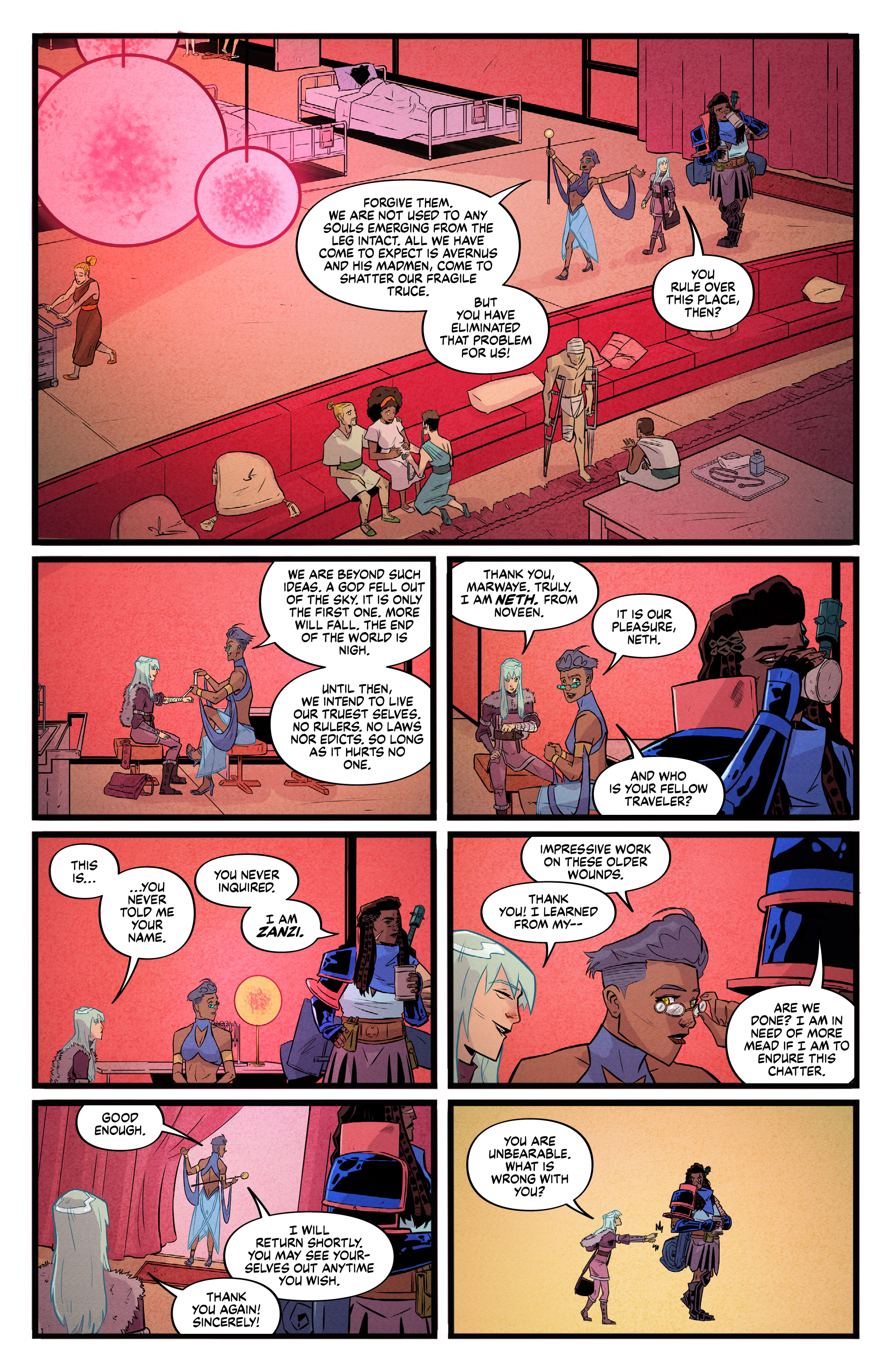 Read online Godfell comic -  Issue #3 - 7