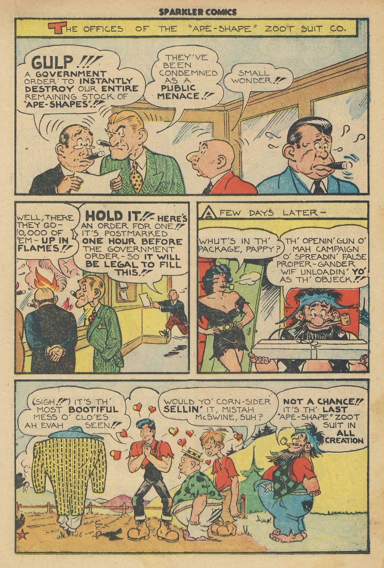 Read online Sparkler Comics comic -  Issue #72 - 21