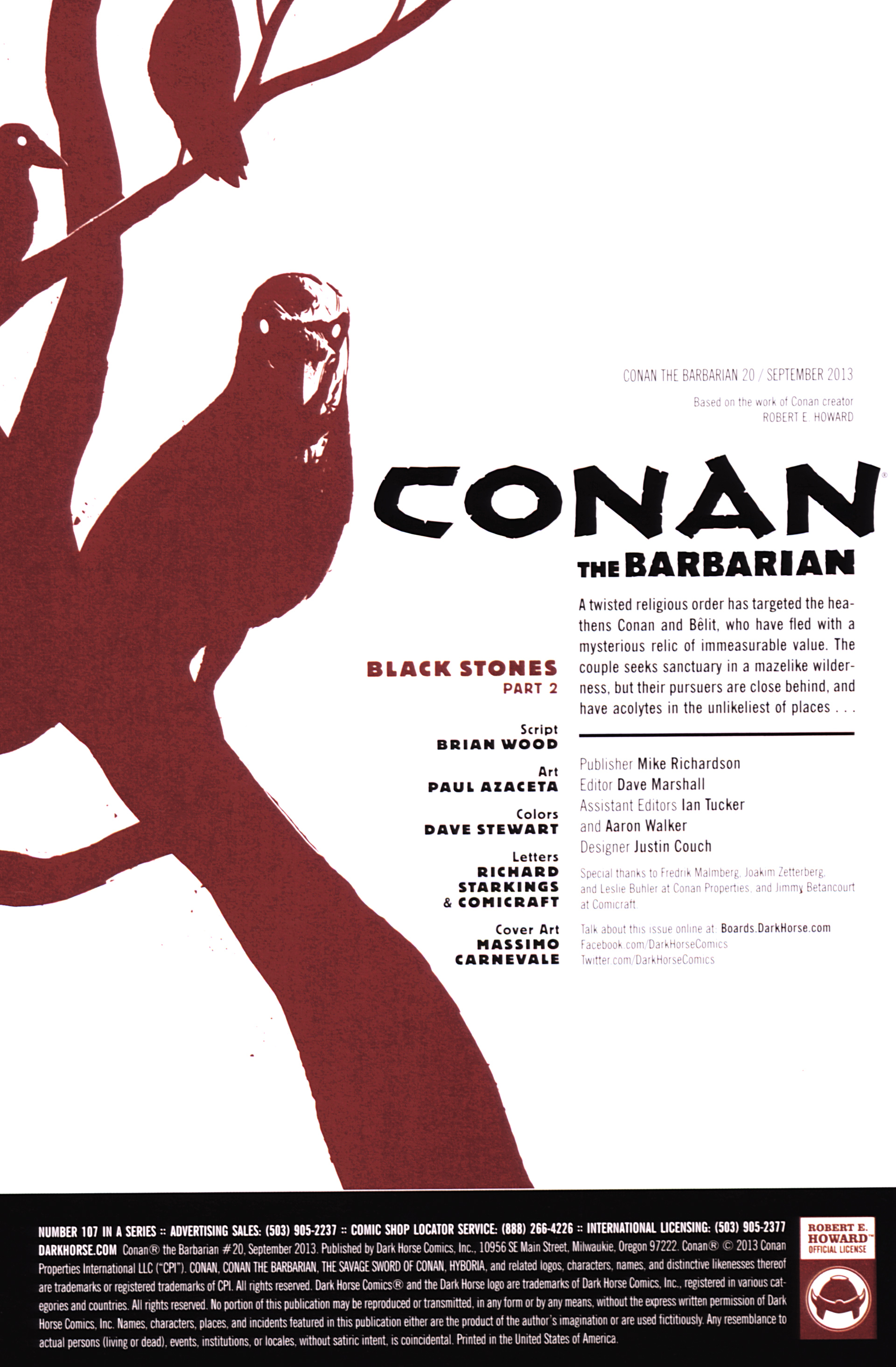 Read online Conan the Barbarian (2012) comic -  Issue #20 - 2