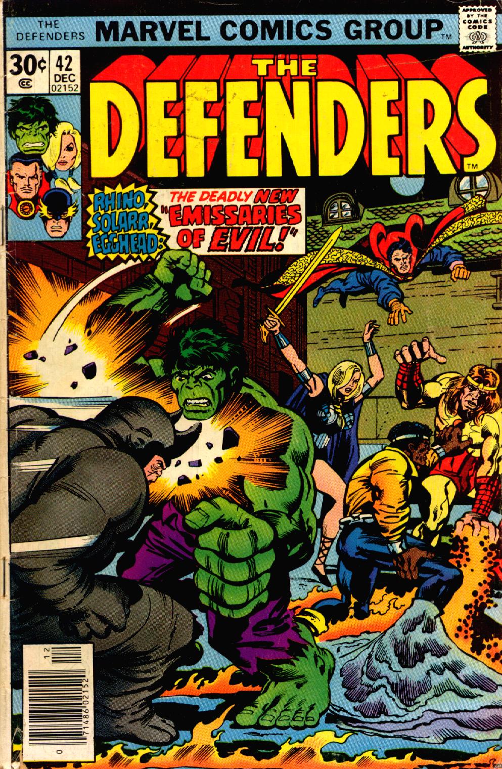 Read online The Defenders (1972) comic -  Issue #42 - 1