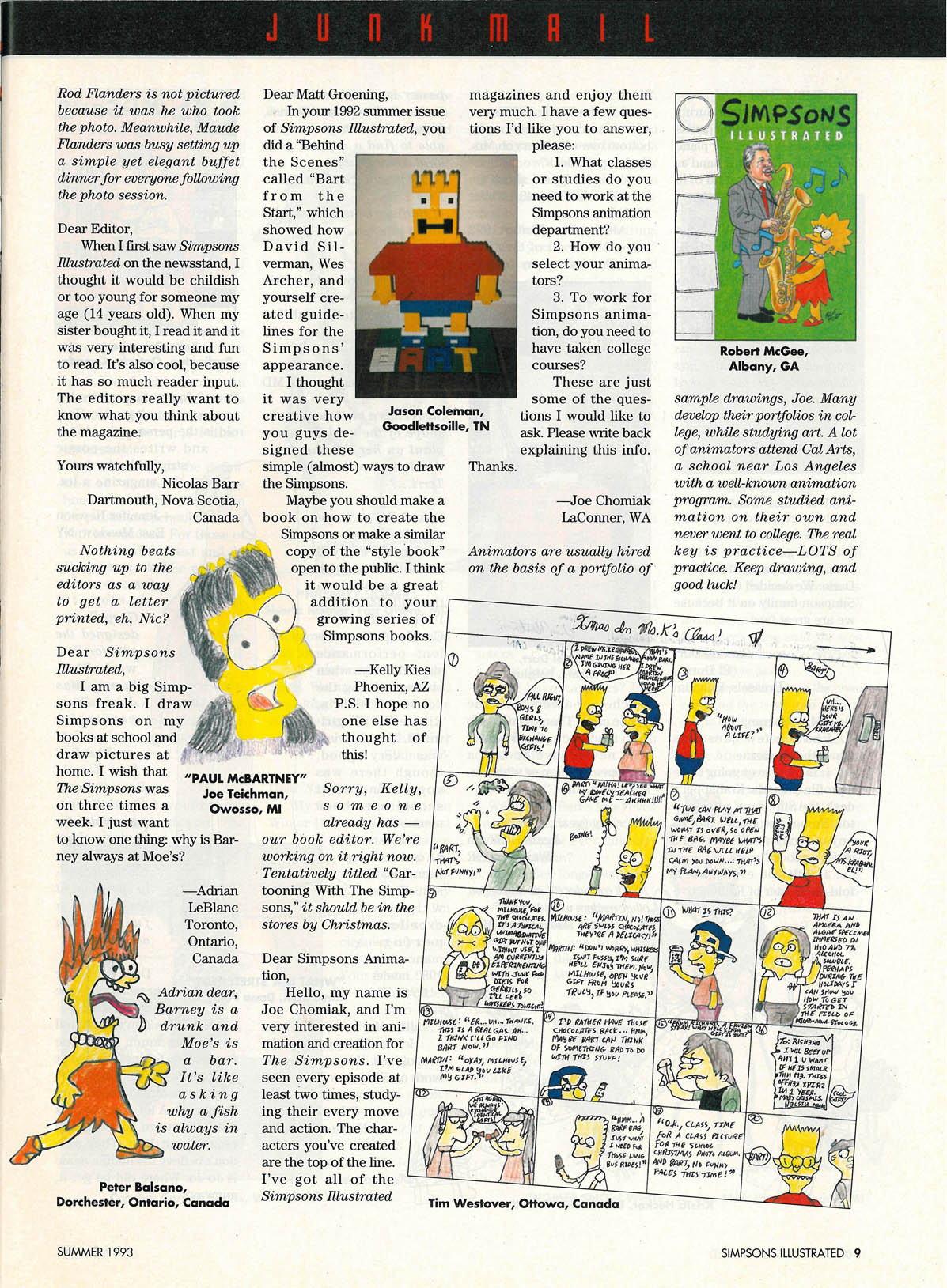 Read online Simpsons Illustrated (1991) comic -  Issue #9 - 11