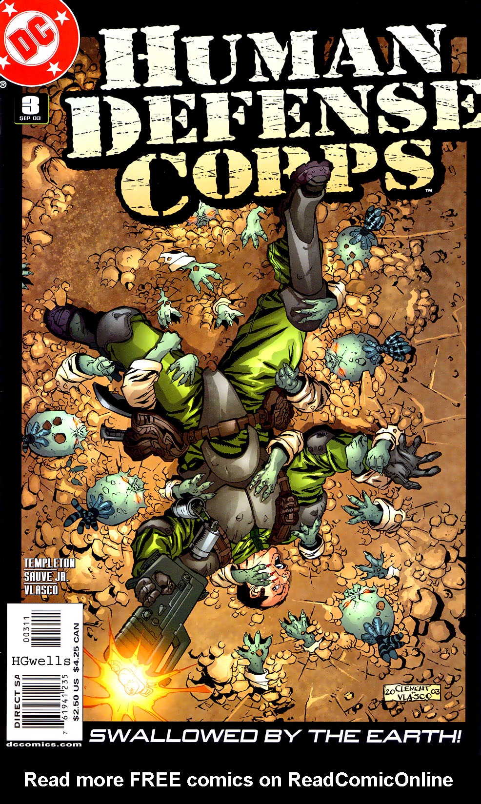 Read online Human Defense Corps comic -  Issue #3 - 1