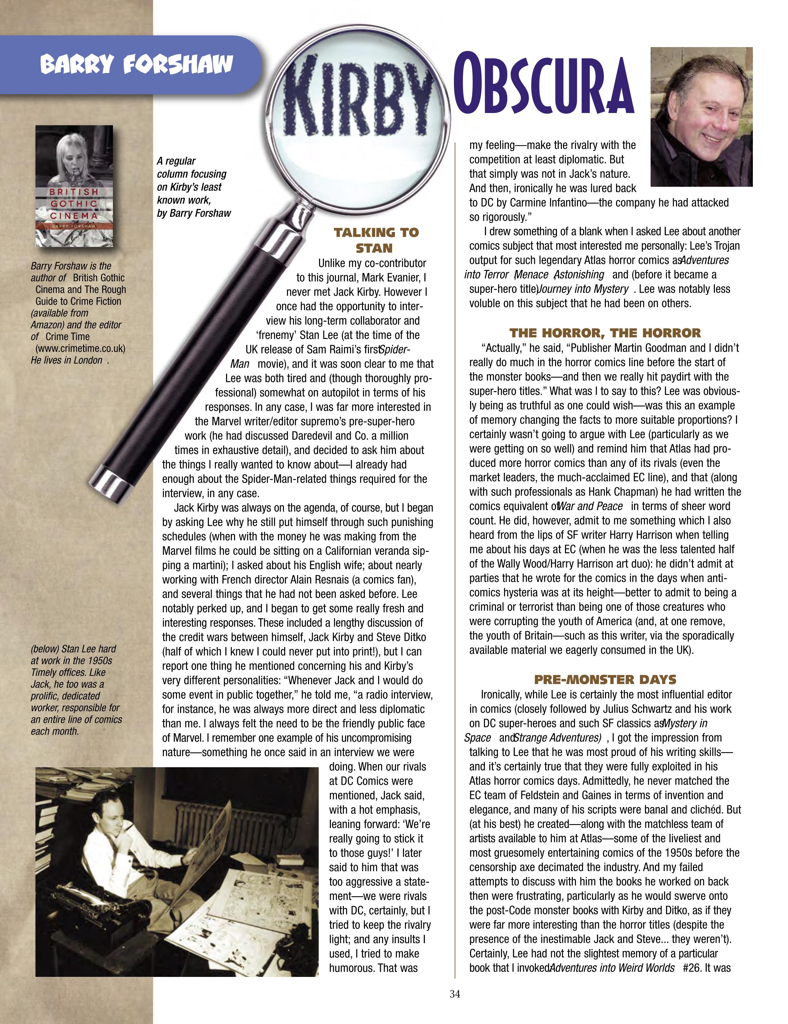 Read online The Jack Kirby Collector comic -  Issue #68 - 36