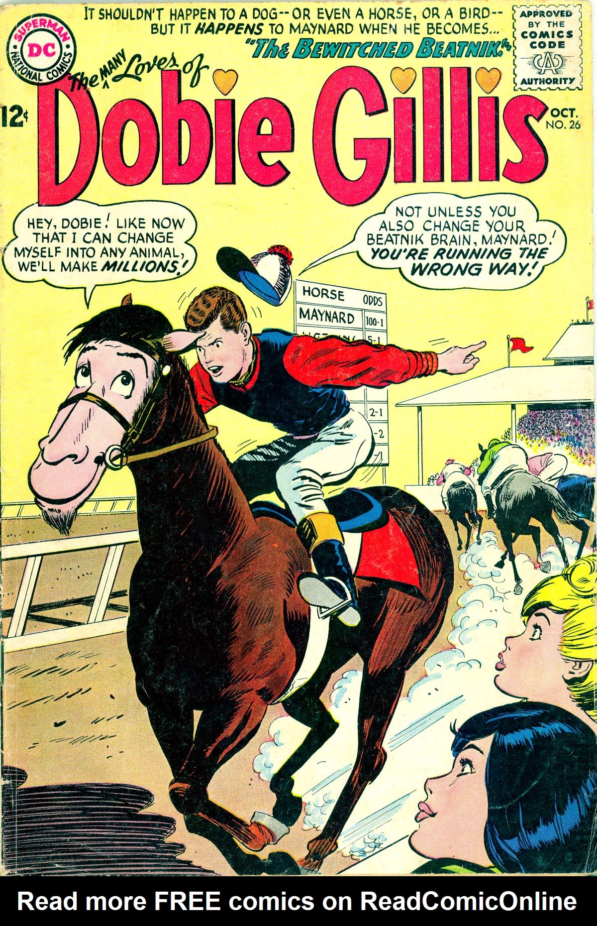 Read online Many Loves of Dobie Gillis comic -  Issue #26 - 1