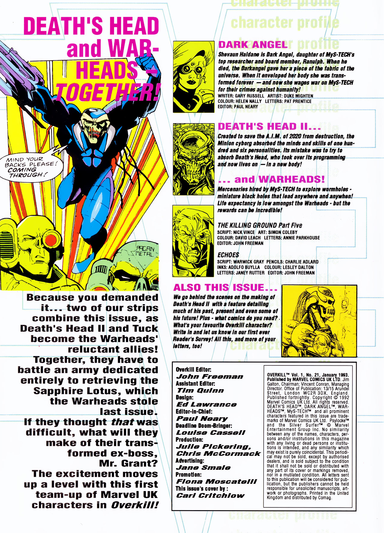 Read online Overkill comic -  Issue #21 - 2