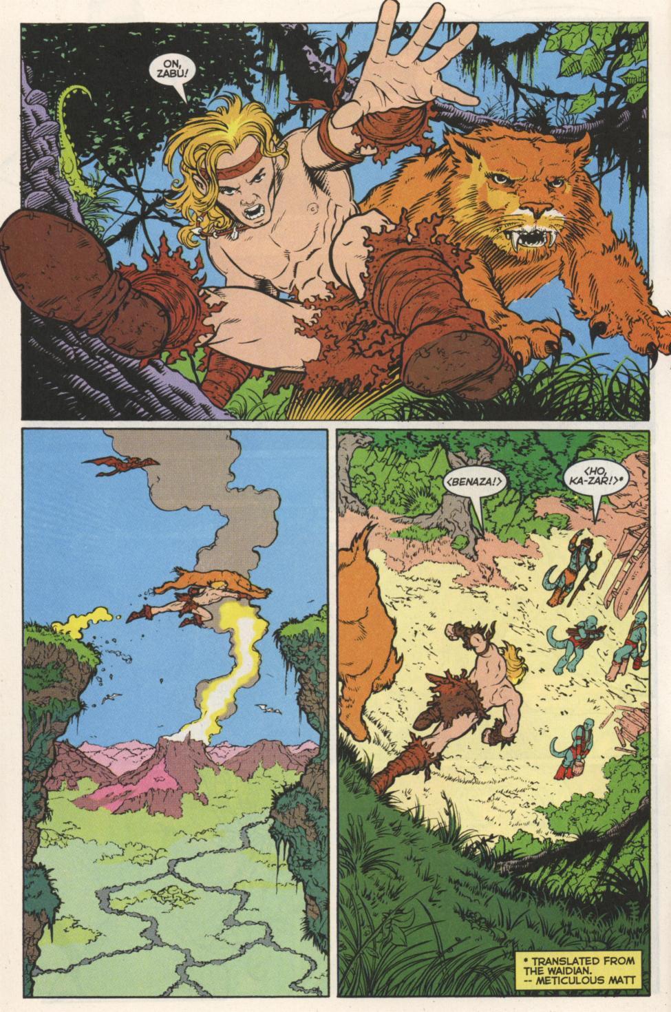 Read online Ka-Zar (1997) comic -  Issue #-1 - 5