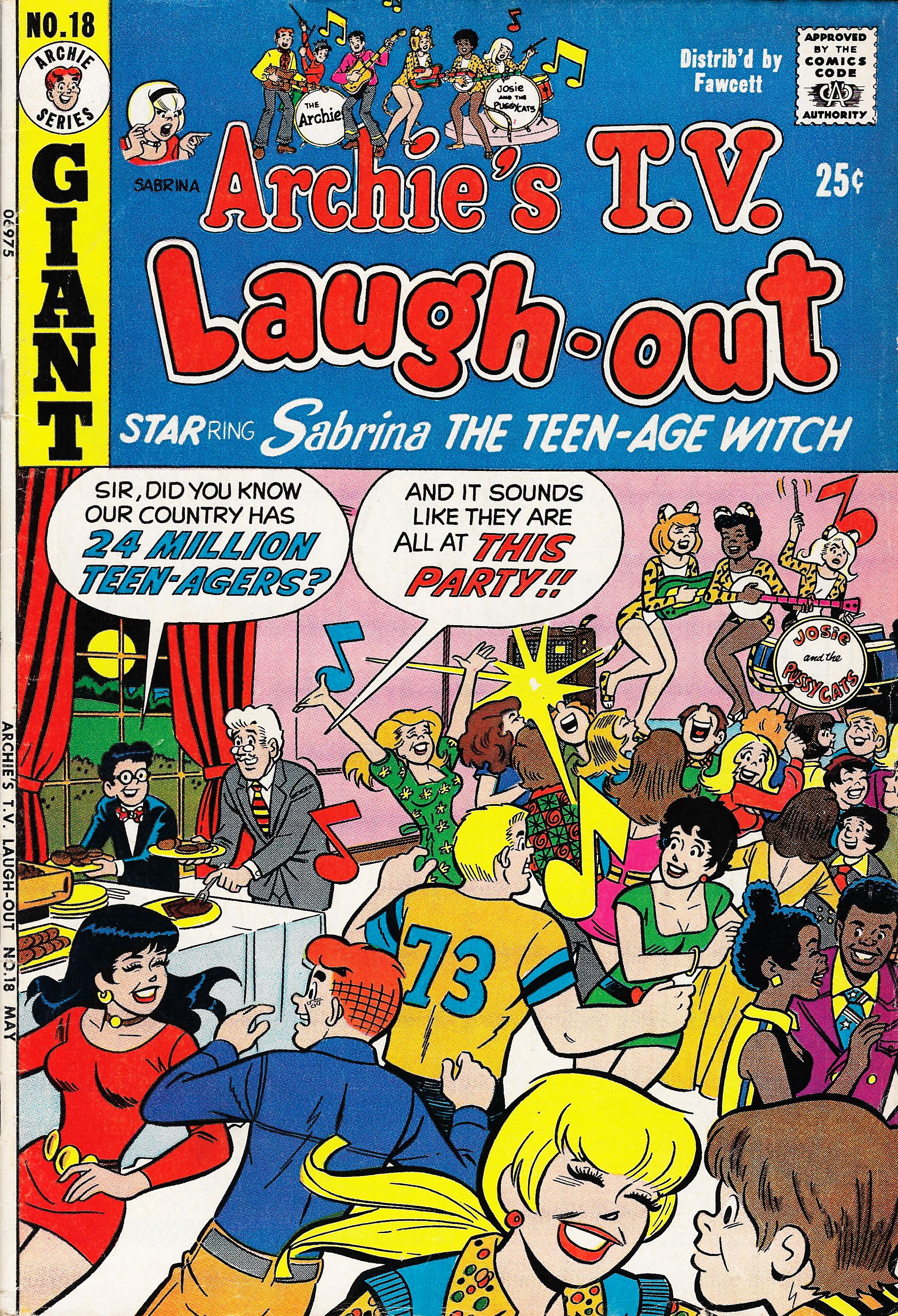Read online Archie's TV Laugh-Out comic -  Issue #18 - 1