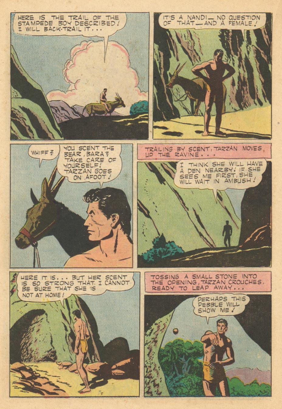 Read online Tarzan (1948) comic -  Issue #82 - 22