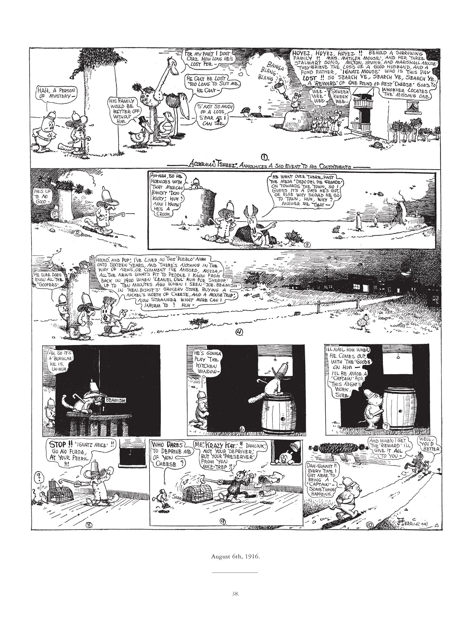 Read online Krazy & Ignatz comic -  Issue # TPB 1 - 38