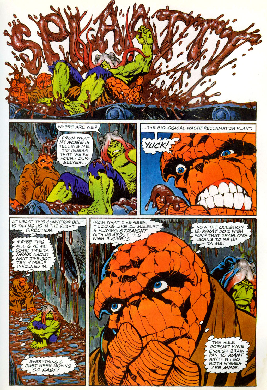 Read online Marvel Graphic Novel comic -  Issue #29 - Hulk & Thing - The Big Change - 29