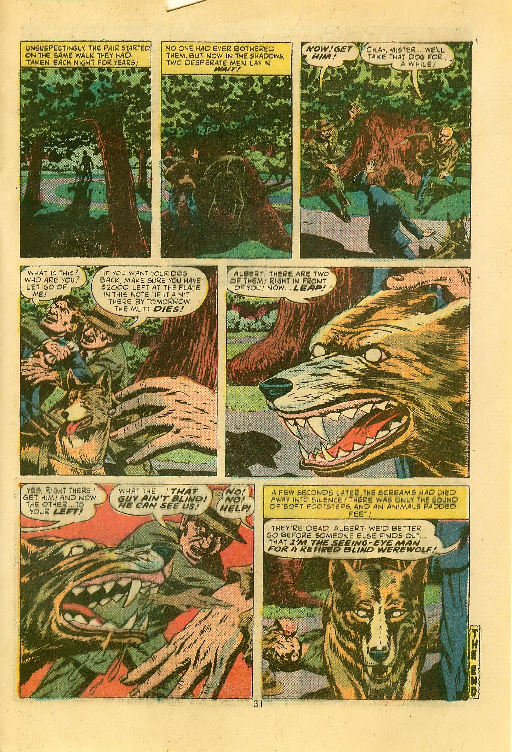 Read online Frankenstein (1973) comic -  Issue #9 - 22
