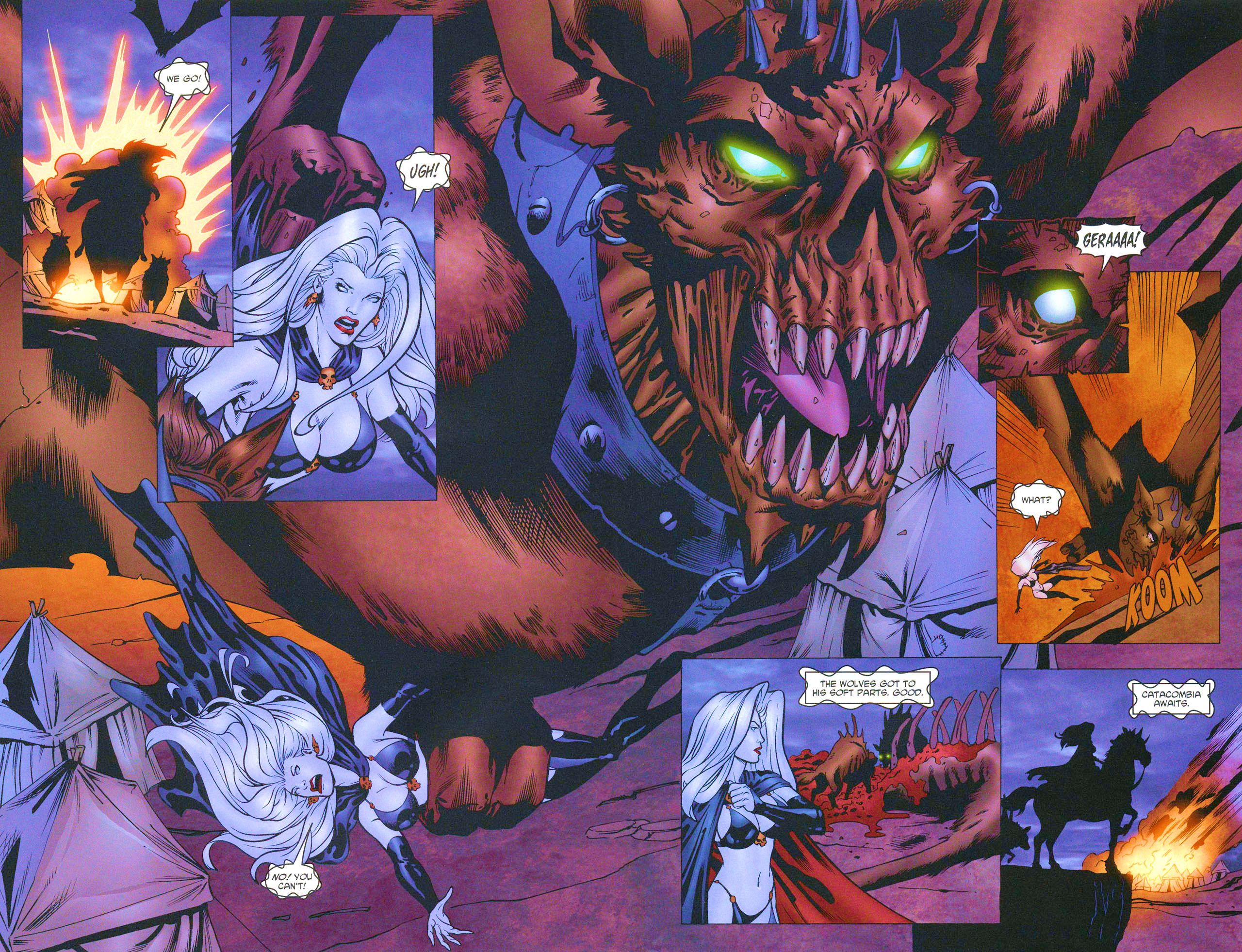 Read online Brian Pulido's Lady Death: Blacklands comic -  Issue #3 - 16