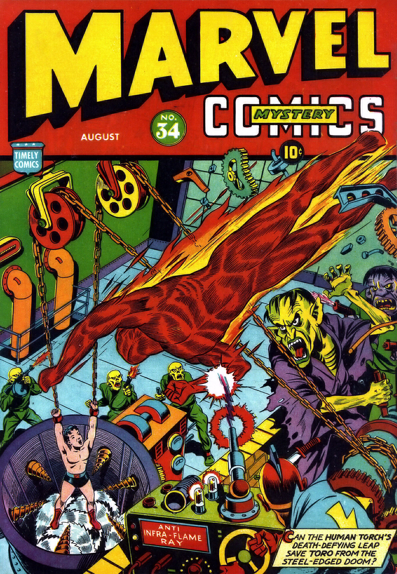 Read online Marvel Mystery Comics comic -  Issue #34 - 1