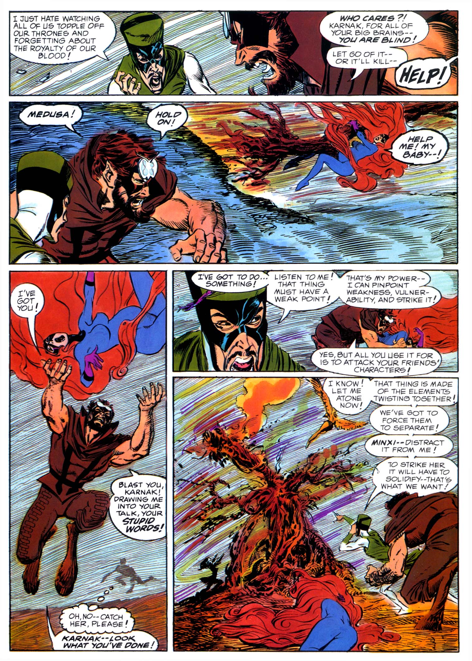 Read online Marvel Graphic Novel comic -  Issue #39 - The Inhumans - 45