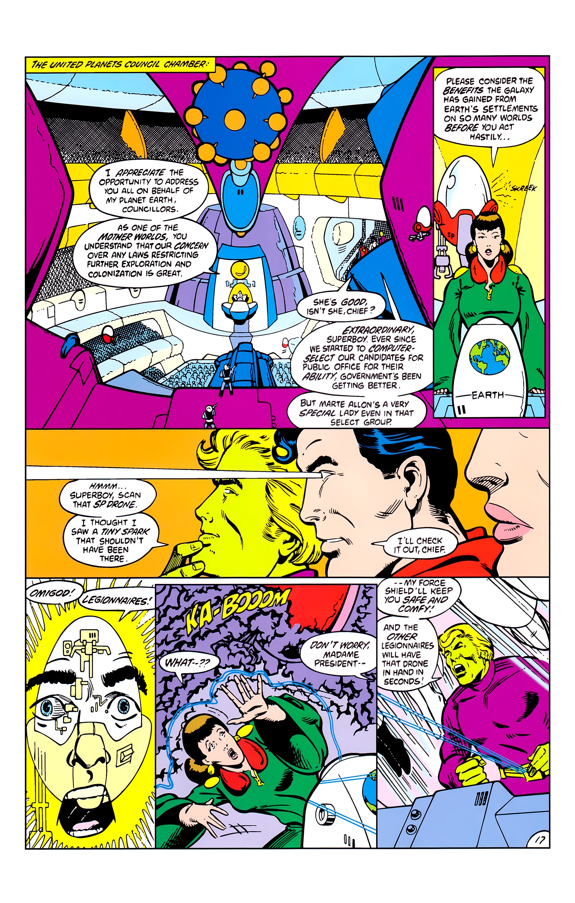 Read online Legion of Super-Heroes (1980) comic -  Issue #313 - 18
