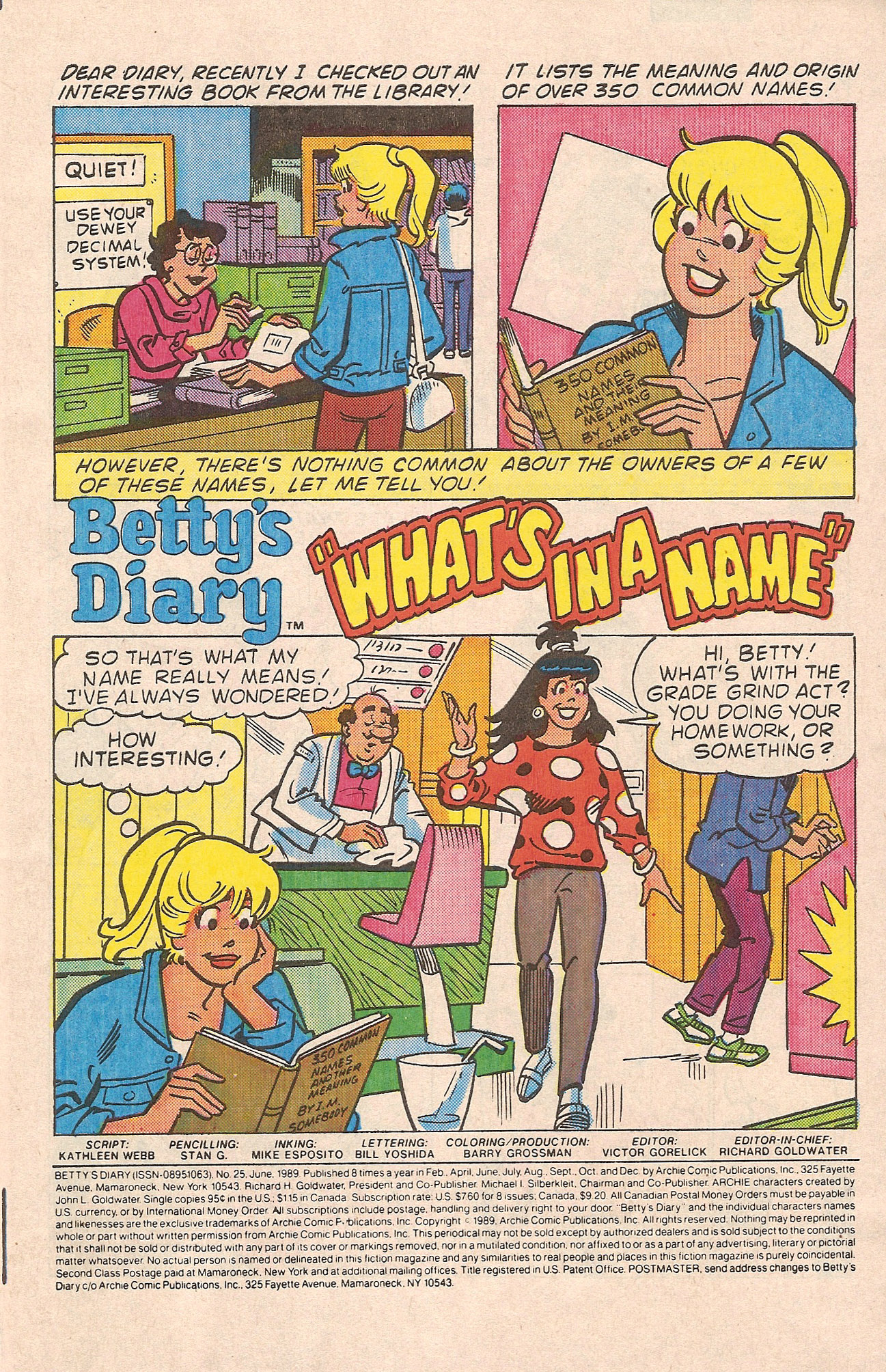 Read online Betty's Diary comic -  Issue #25 - 3