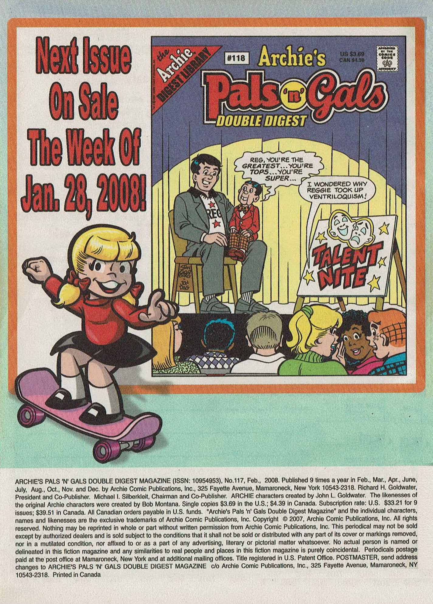 Read online Archie's Pals 'n' Gals Double Digest Magazine comic -  Issue #117 - 193