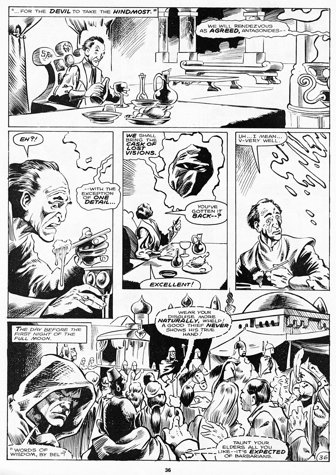 Read online The Savage Sword Of Conan comic -  Issue #180 - 38