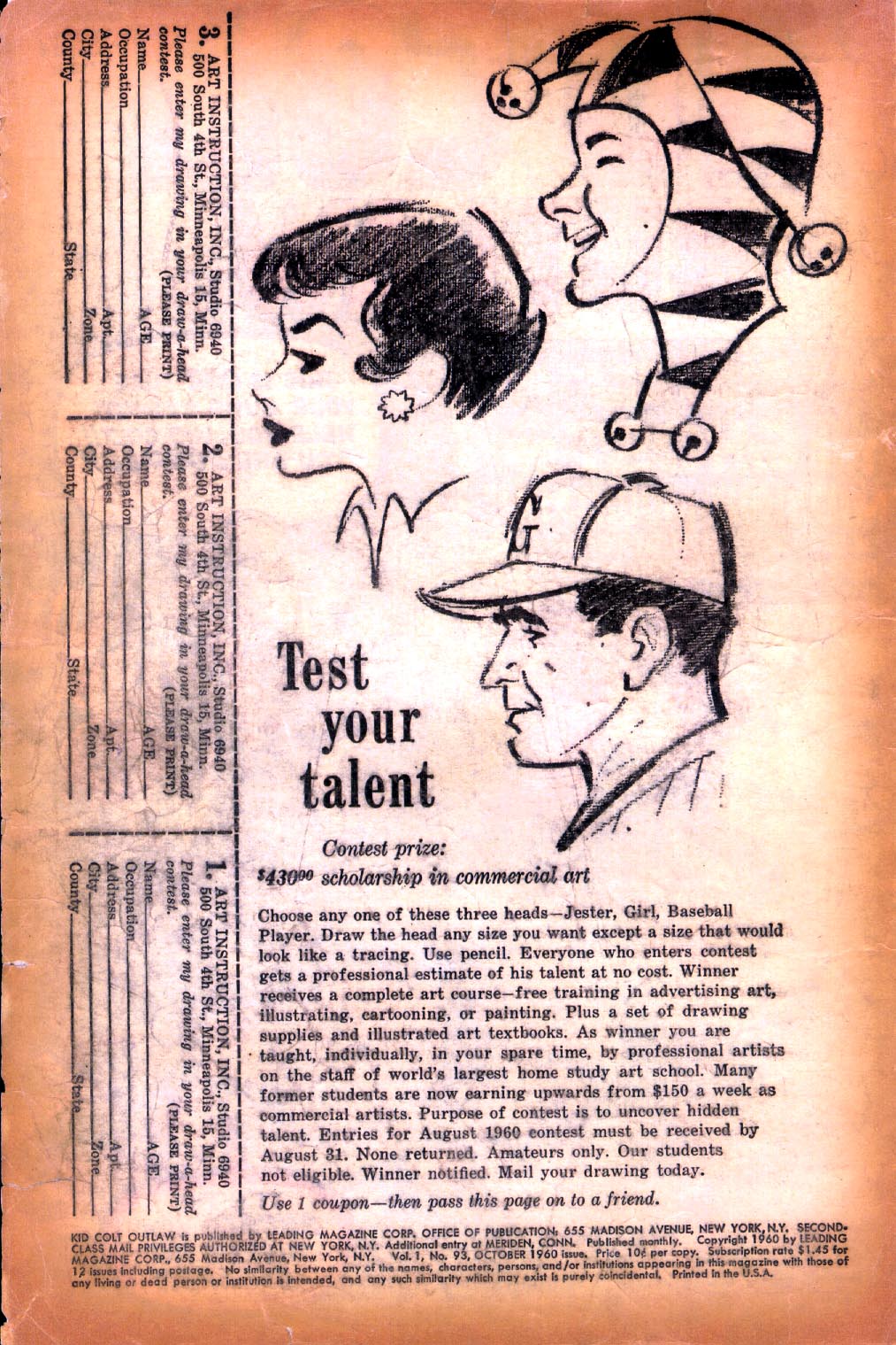 Read online Kid Colt Outlaw comic -  Issue #93 - 2