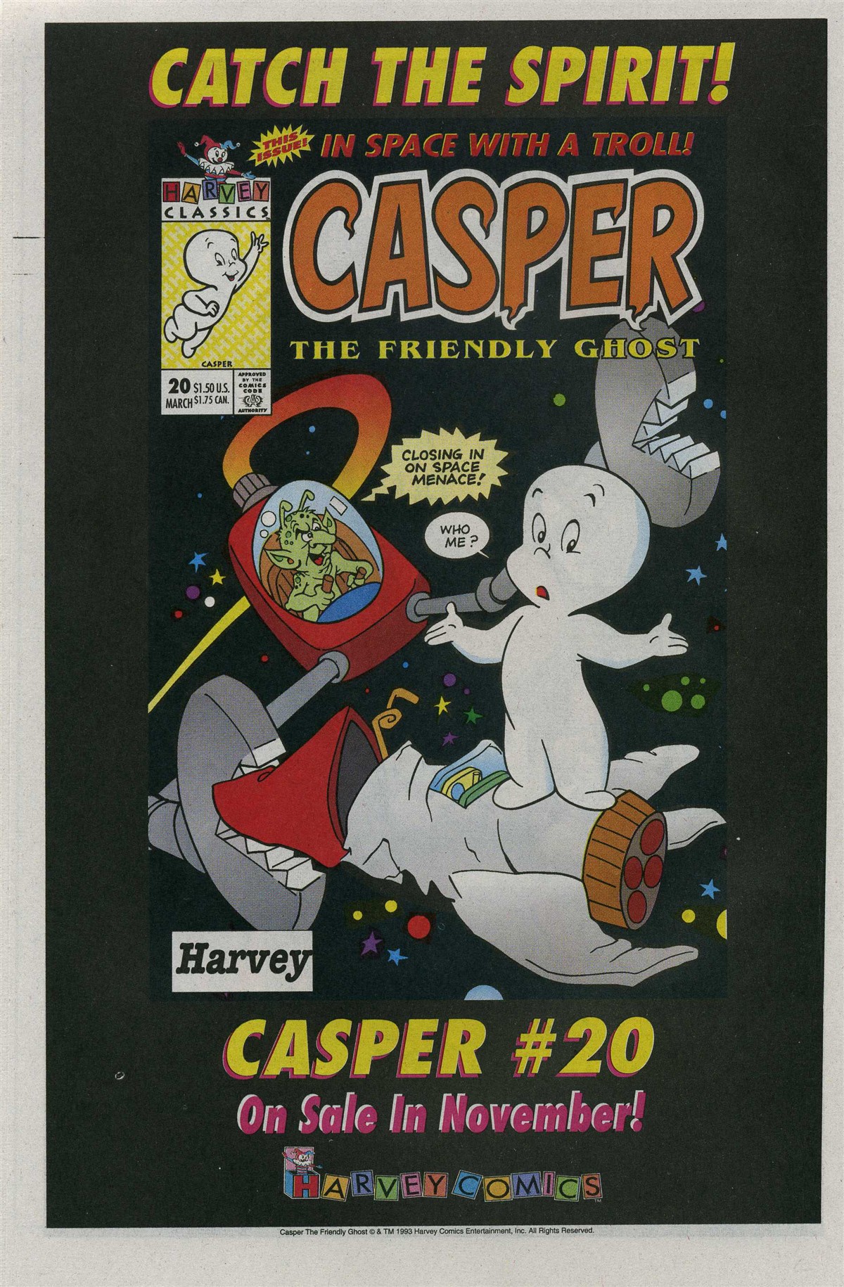 Read online Casper the Friendly Ghost (1991) comic -  Issue #19 - 20