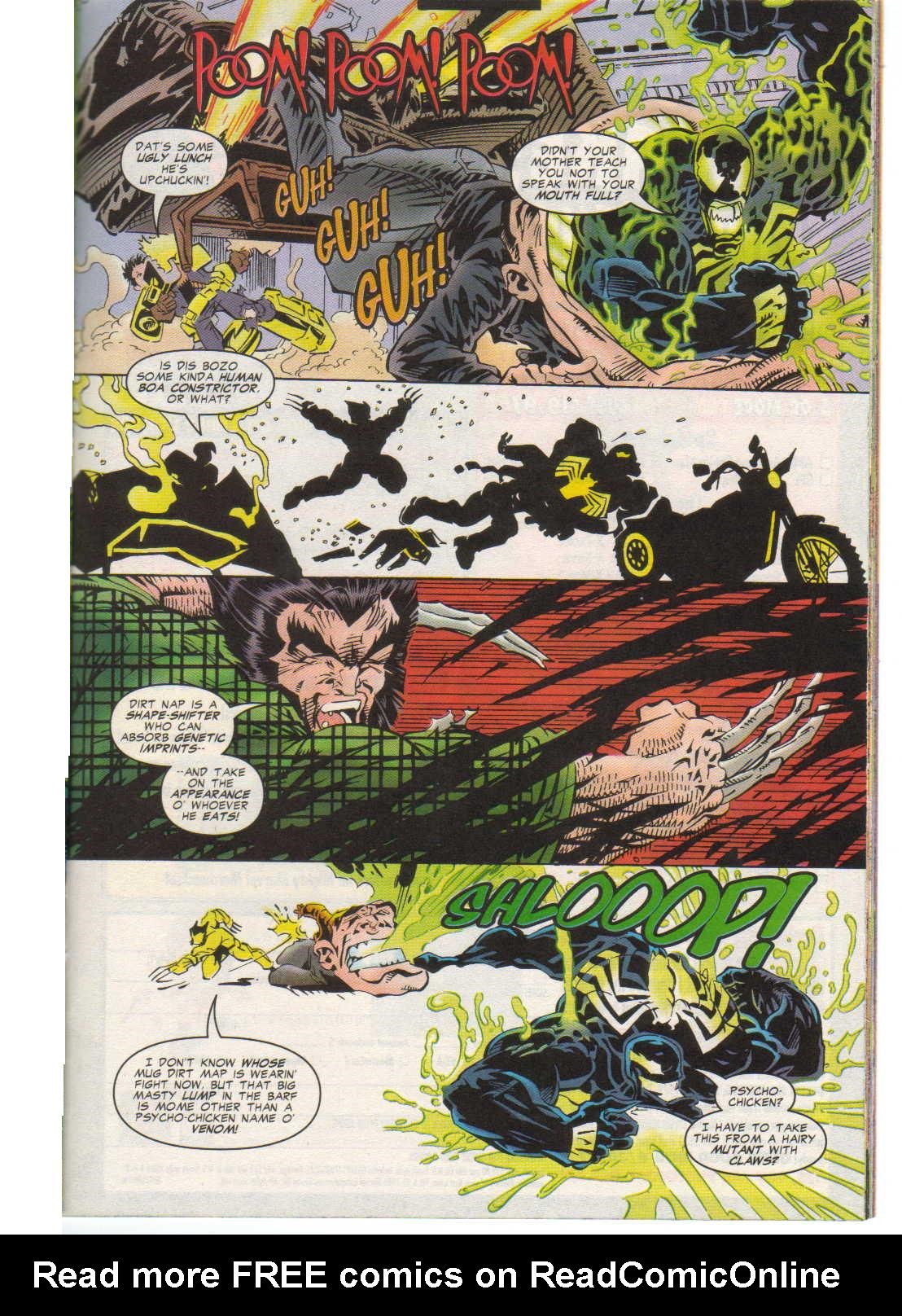 Read online Venom vs Wolverine - Tooth and Claw comic -  Issue #1 - 17