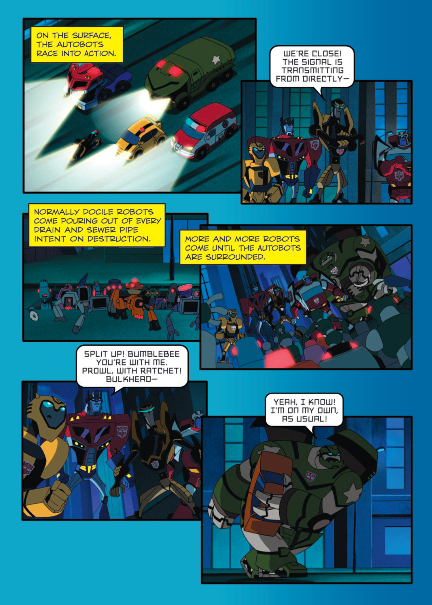 Read online Transformers Animated comic -  Issue #4 - 91