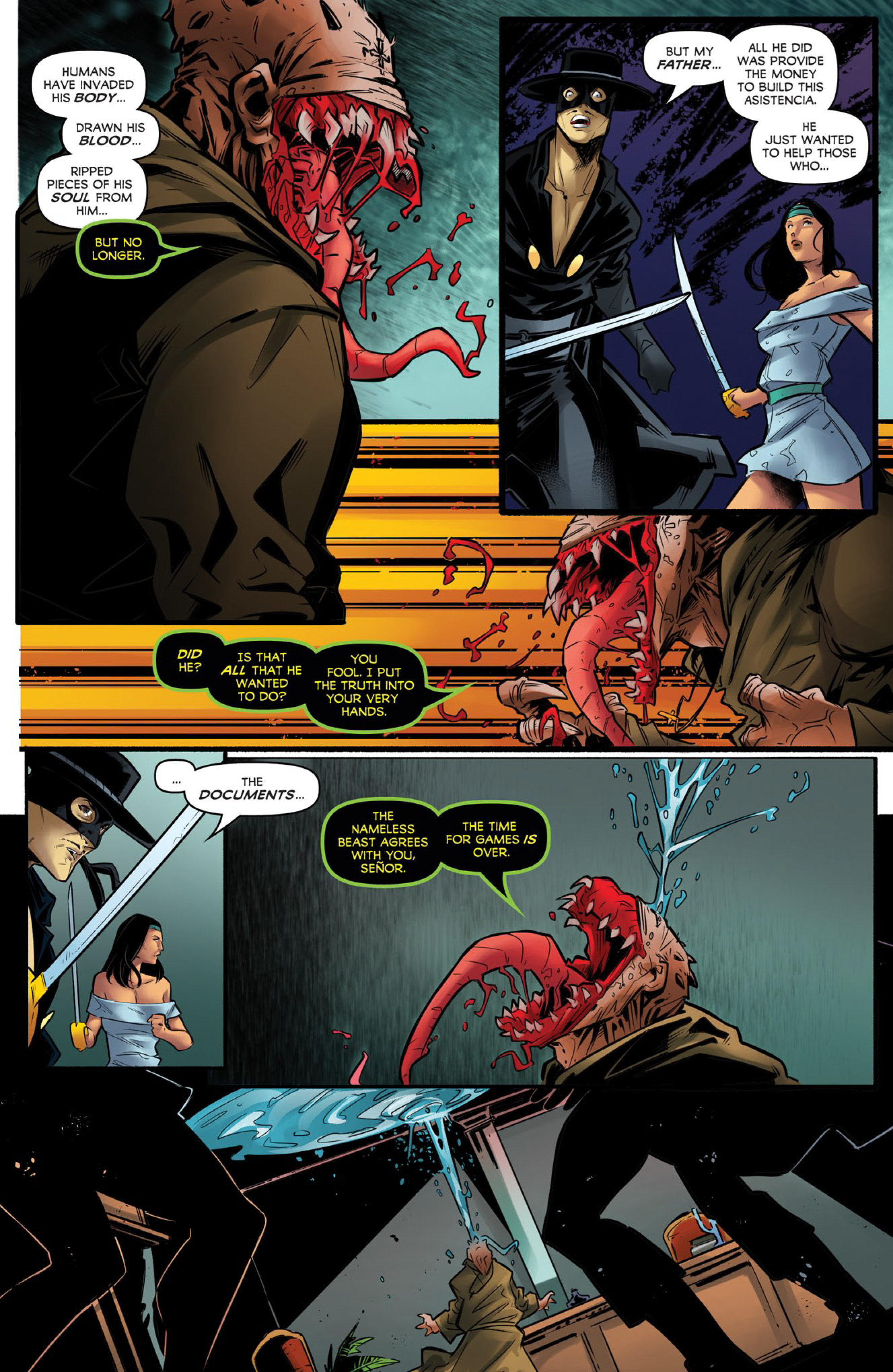 Read online Zorro: Sacrilege comic -  Issue #4 - 10