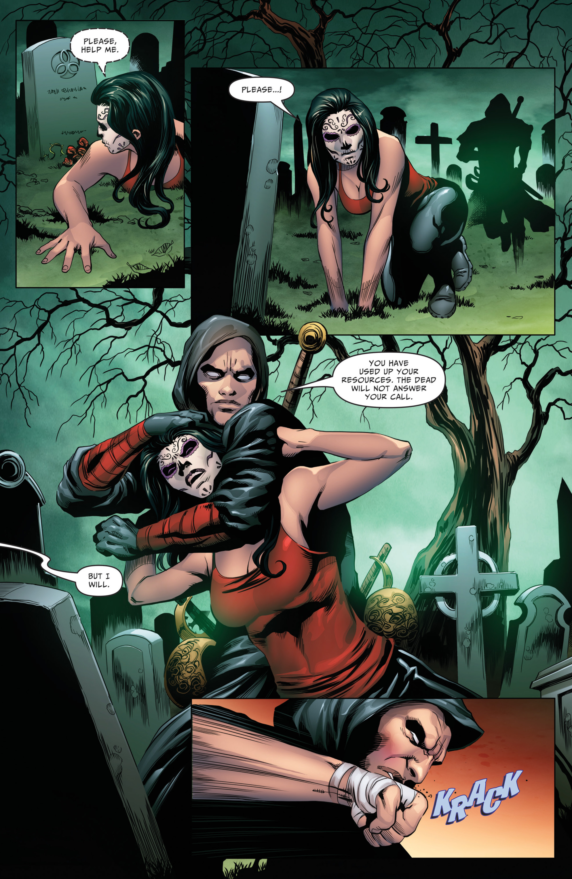 Read online Grimm Fairy Tales: Day of the Dead comic -  Issue #2 - 5
