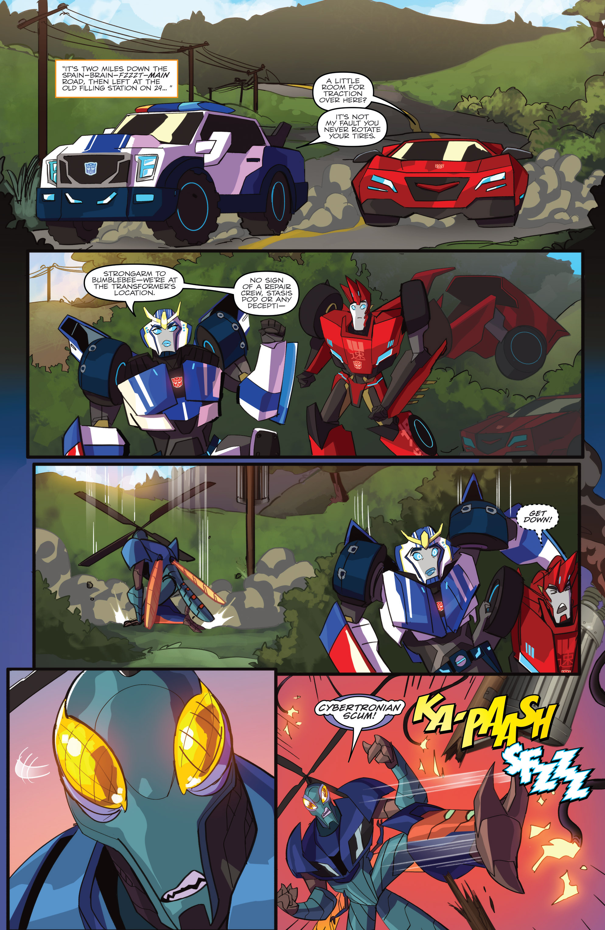 Read online Transformers: Robots In Disguise (2015) comic -  Issue #1 - 9