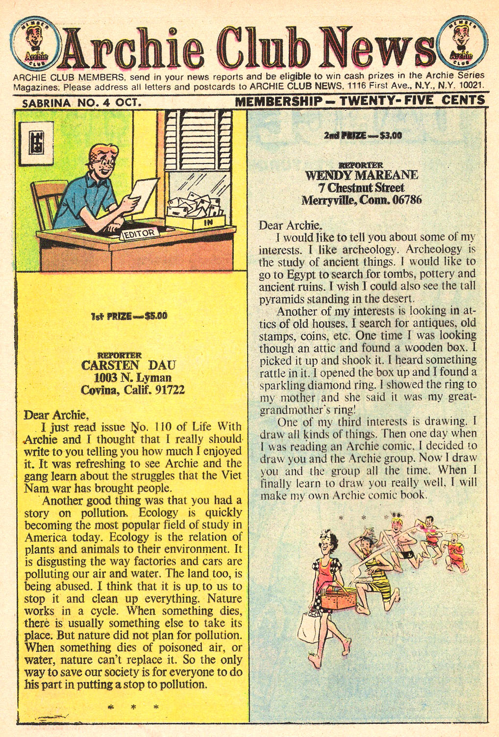 Read online Sabrina The Teenage Witch (1971) comic -  Issue #4 - 21