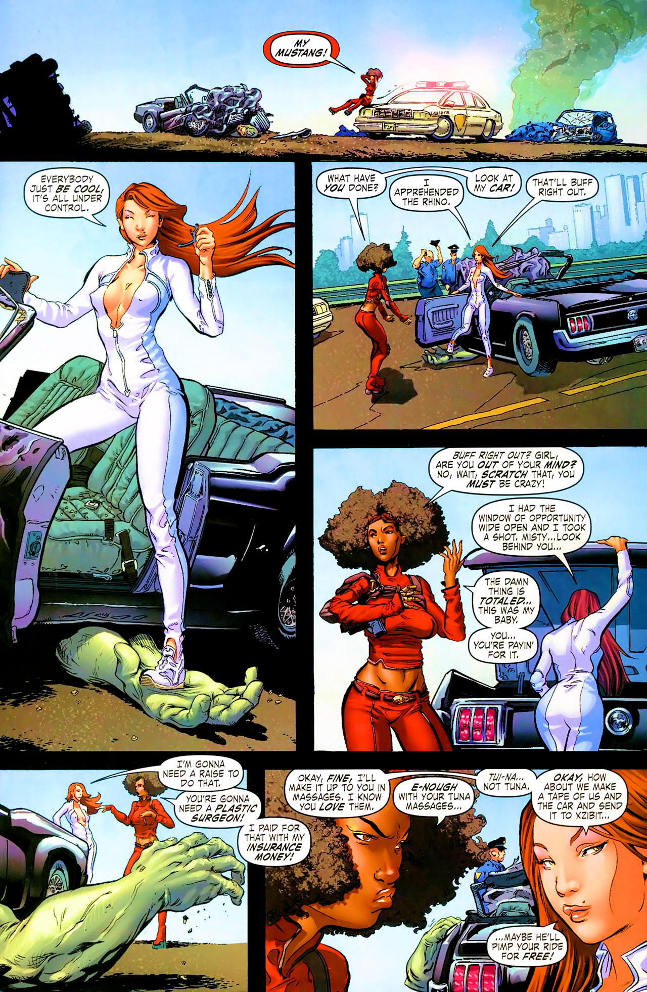 Read online Daughters of the Dragon comic -  Issue #1 - 7