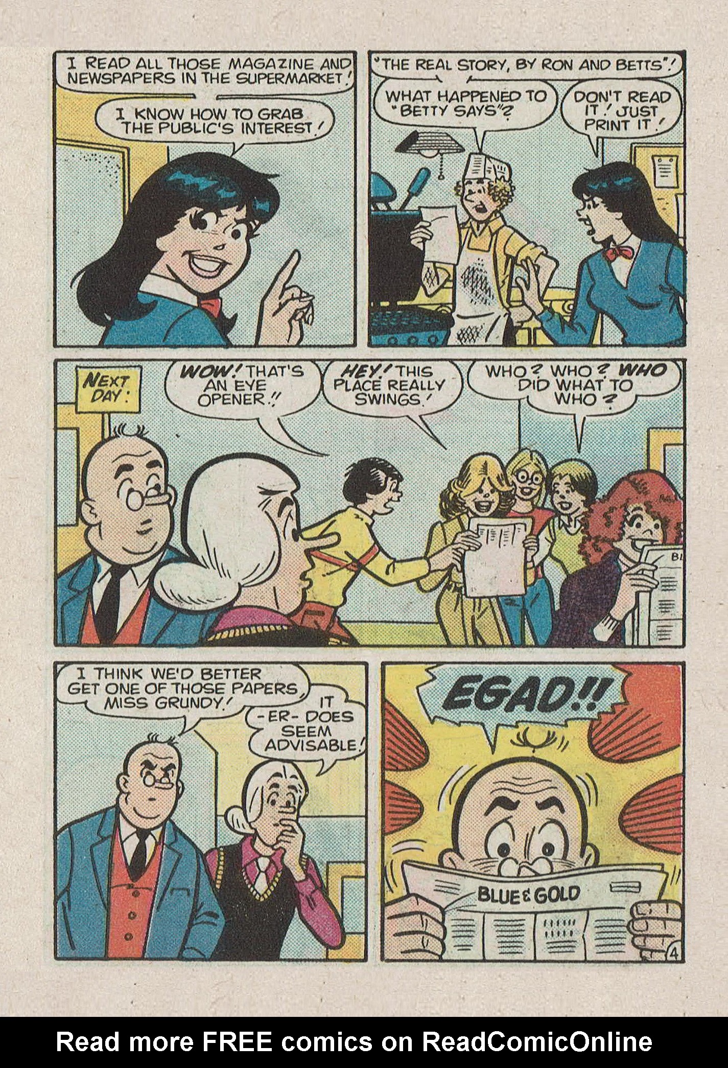 Read online Betty and Veronica Digest Magazine comic -  Issue #34 - 101