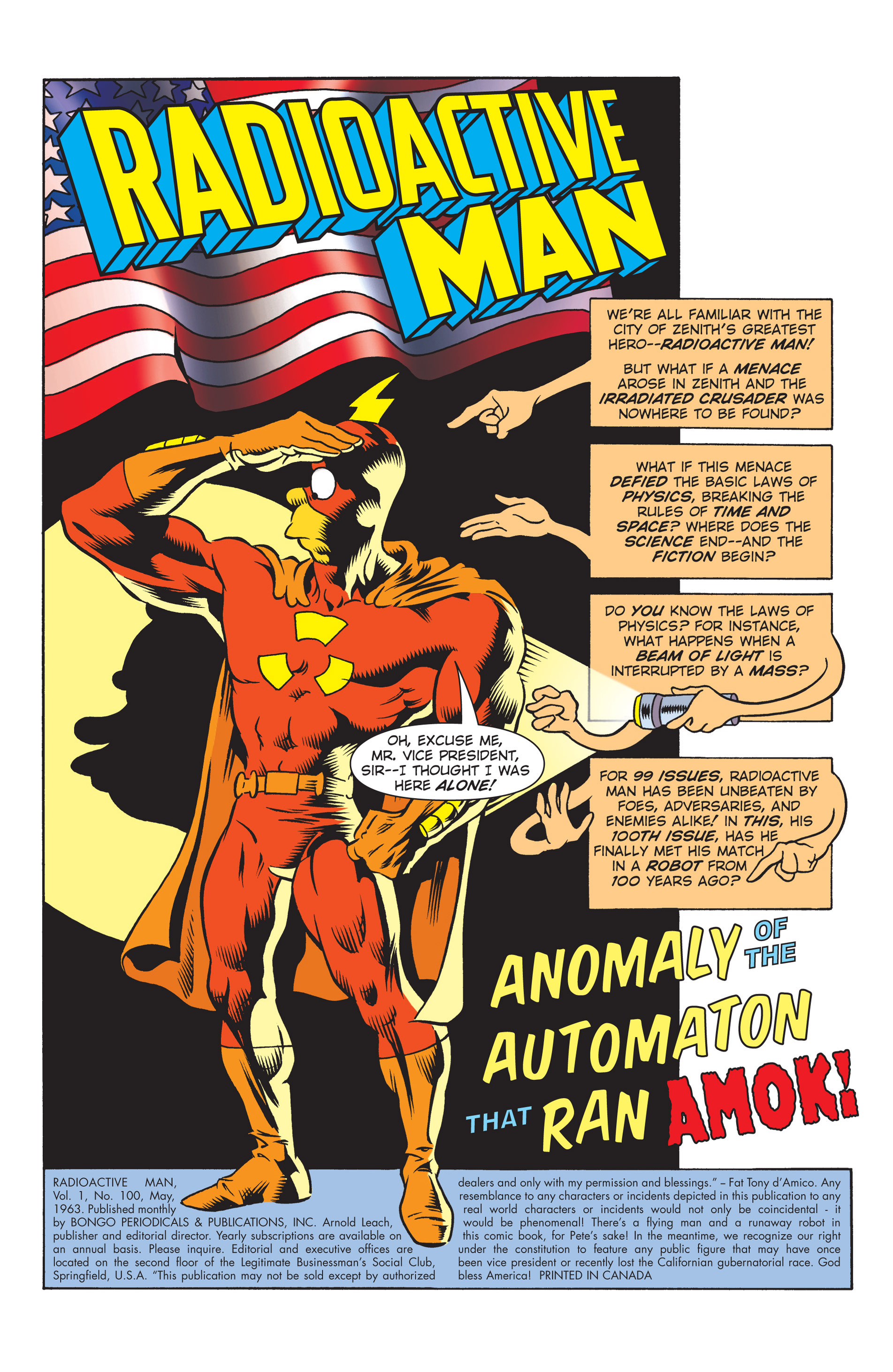 Read online Radioactive Man comic -  Issue #100 - 8