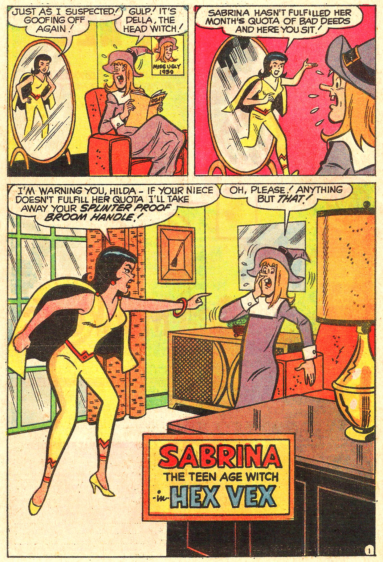 Read online Sabrina The Teenage Witch (1971) comic -  Issue #16 - 34