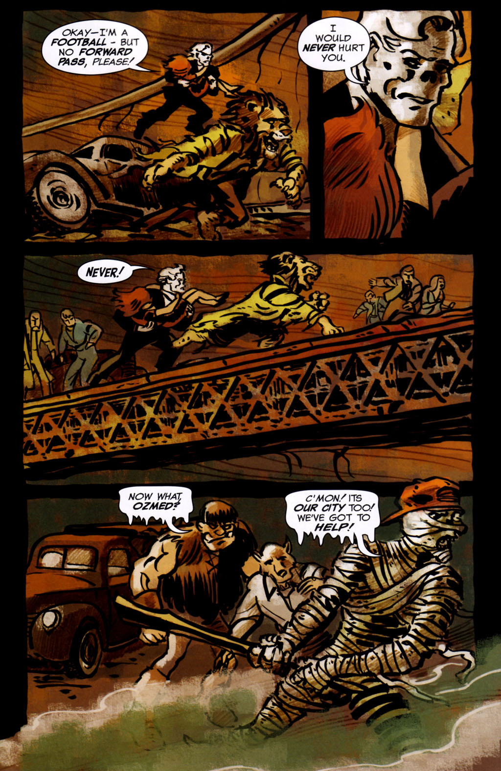 Read online Frankenstein Mobster comic -  Issue #7 - 15