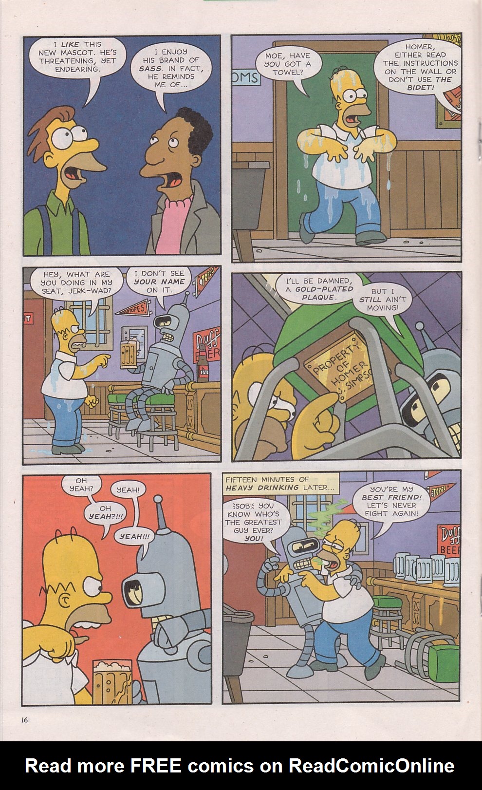 Read online The Futurama/Simpsons Infinitely Secret Crossover Crisis comic -  Issue #1 - 18
