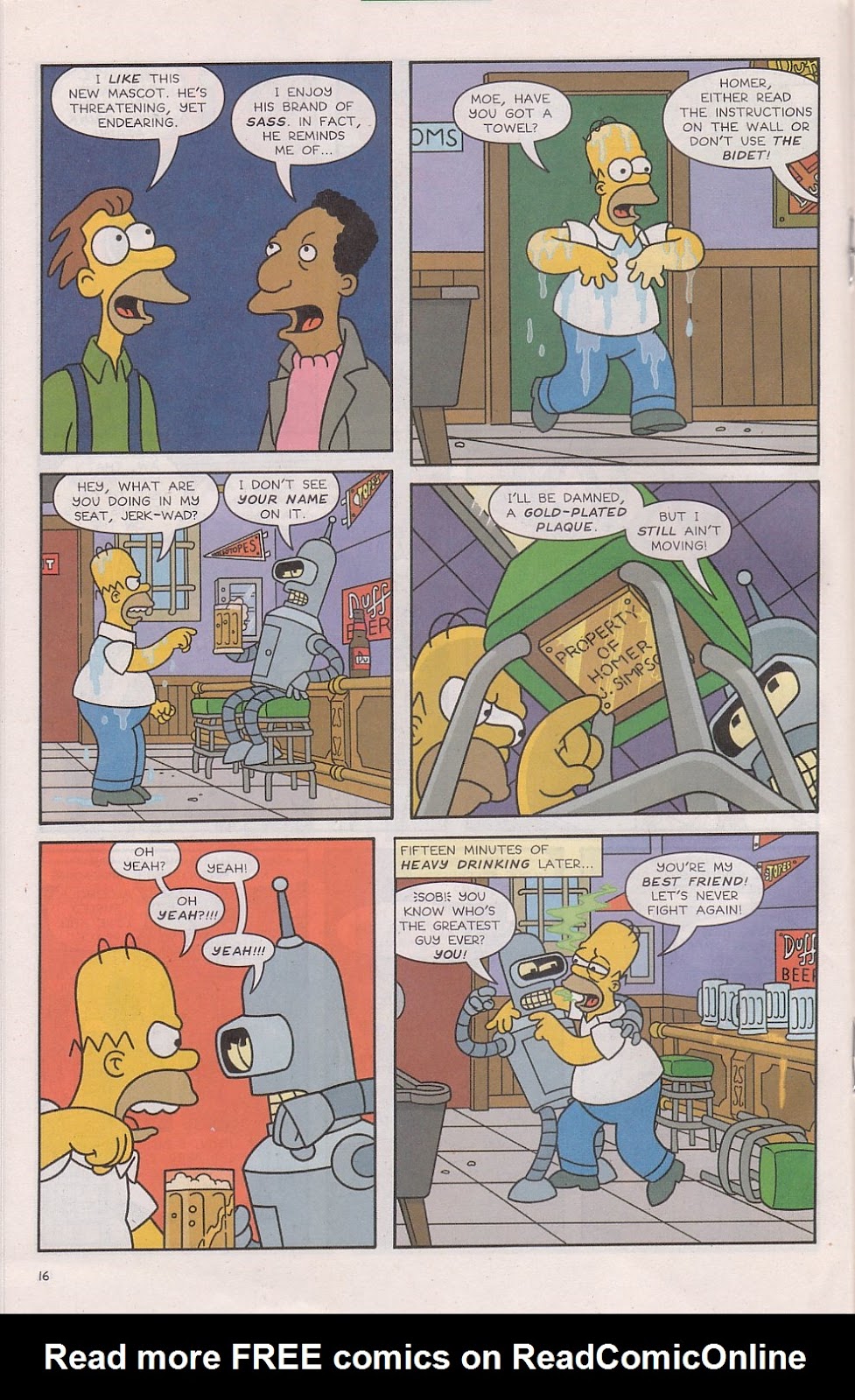 The Futurama/Simpsons Infinitely Secret Crossover Crisis issue 1 - Page 18
