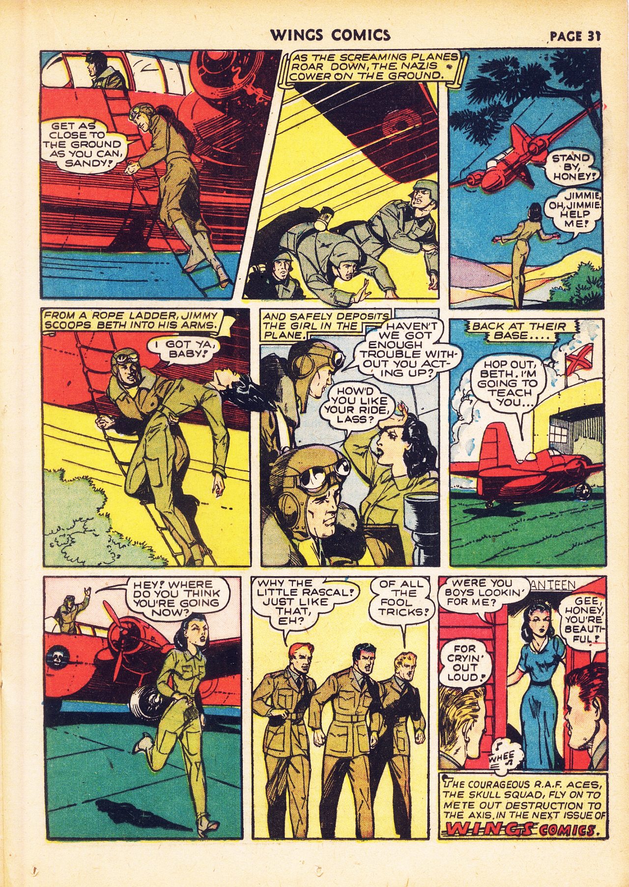 Read online Wings Comics comic -  Issue #20 - 33