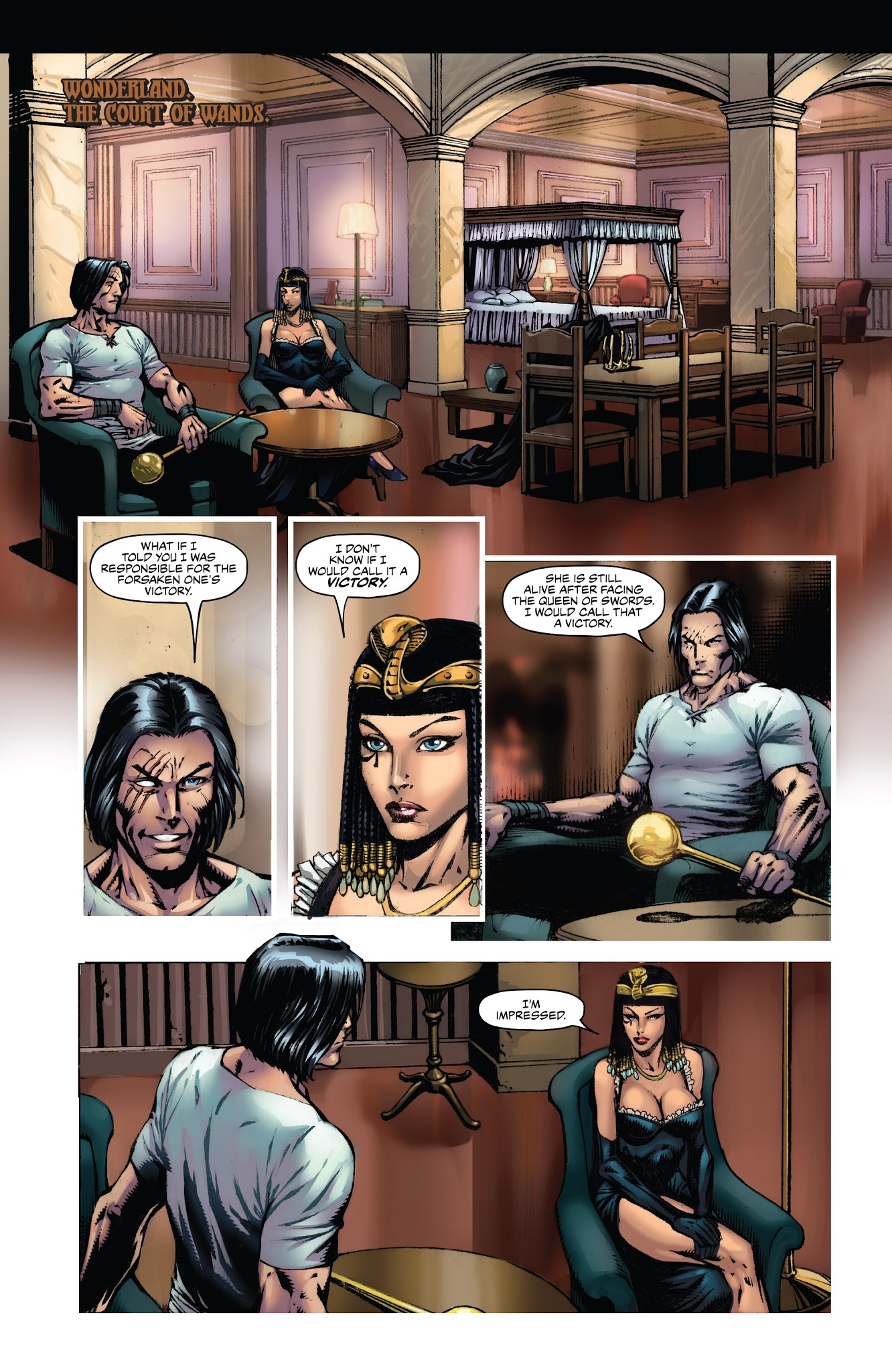 Read online Grimm Fairy Tales: Tarot comic -  Issue #3 - 11