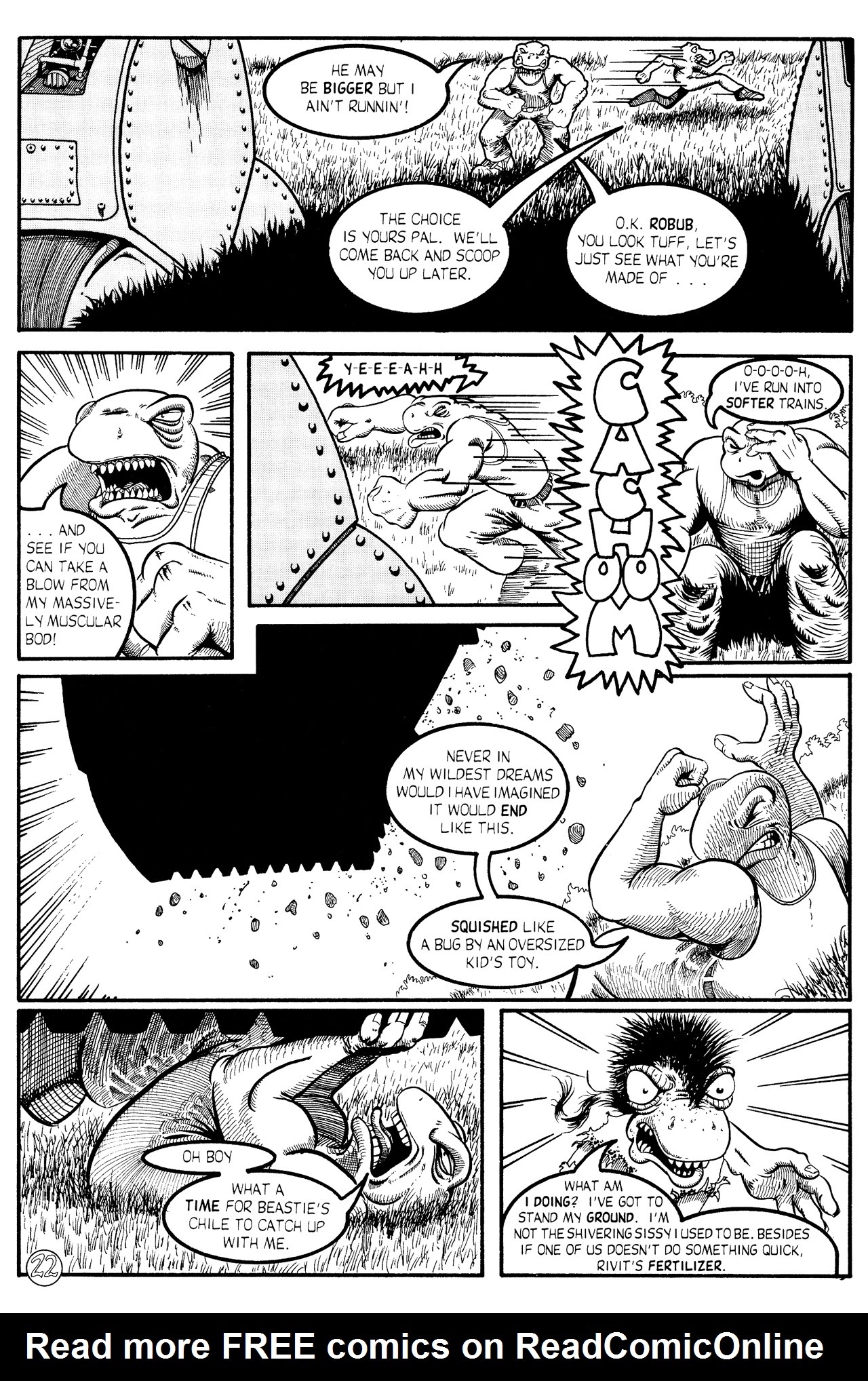 Read online Cold-Blooded Chameleon Commandos comic -  Issue #5 - 23