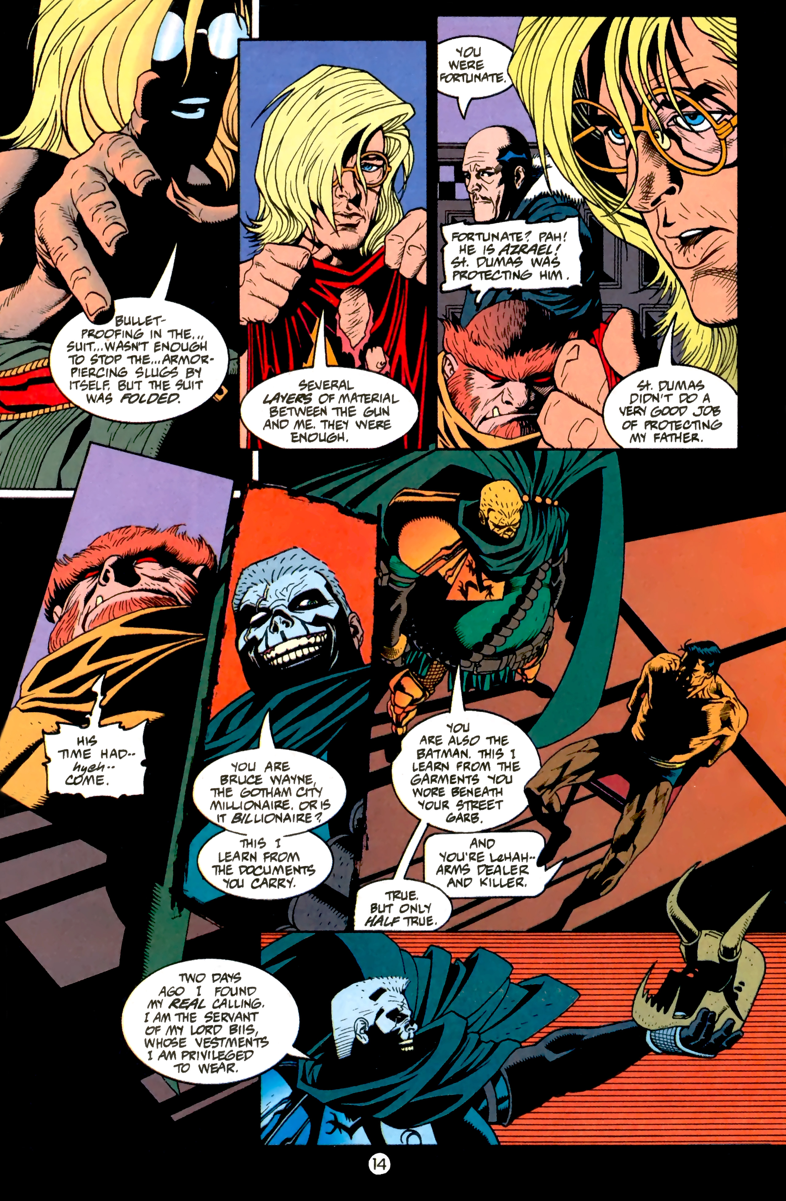 Read online Batman: Sword of Azrael comic -  Issue #3 - 14