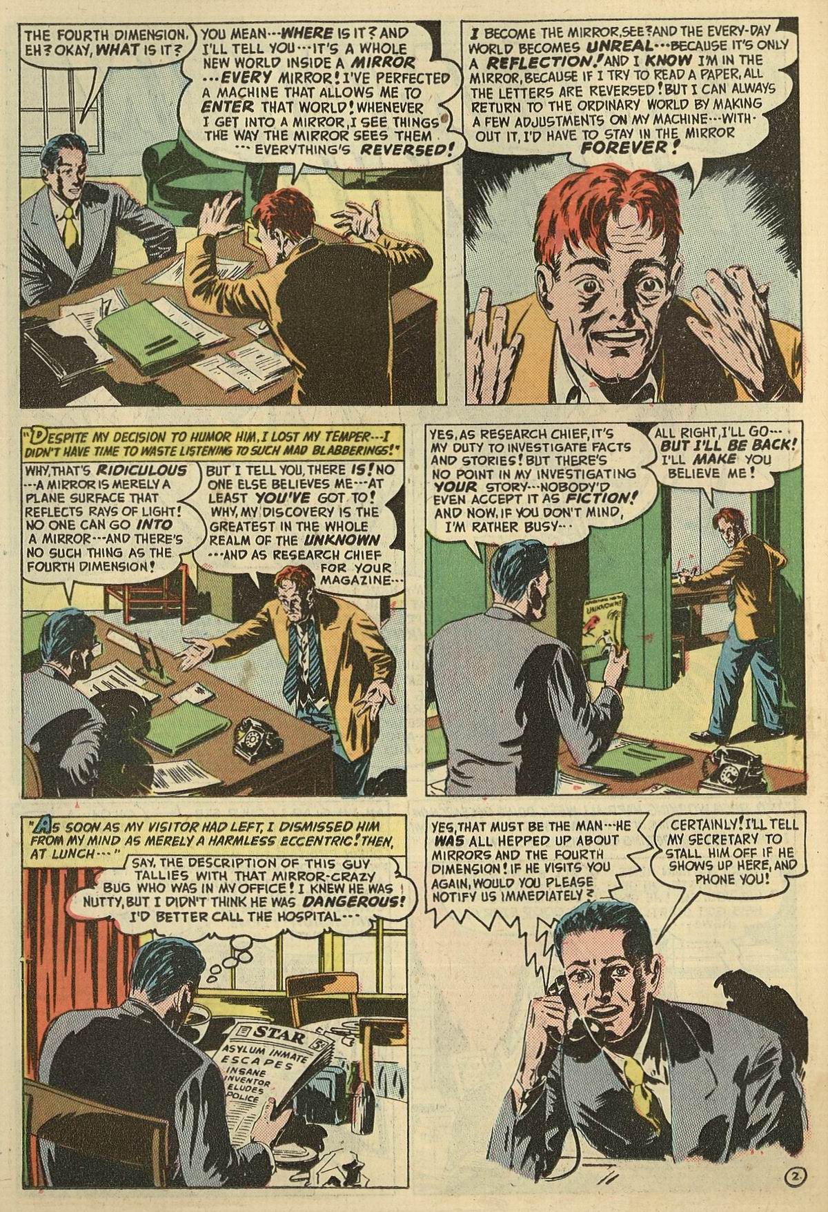 Read online Adventures Into The Unknown comic -  Issue #9 - 38