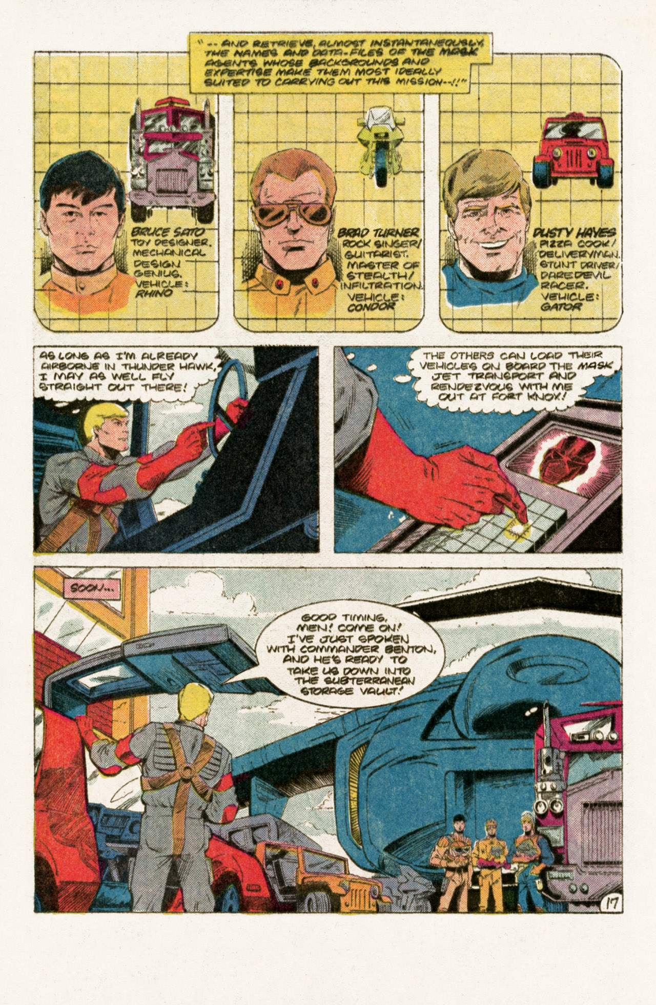 Read online MASK comic -  Issue #1 - 18