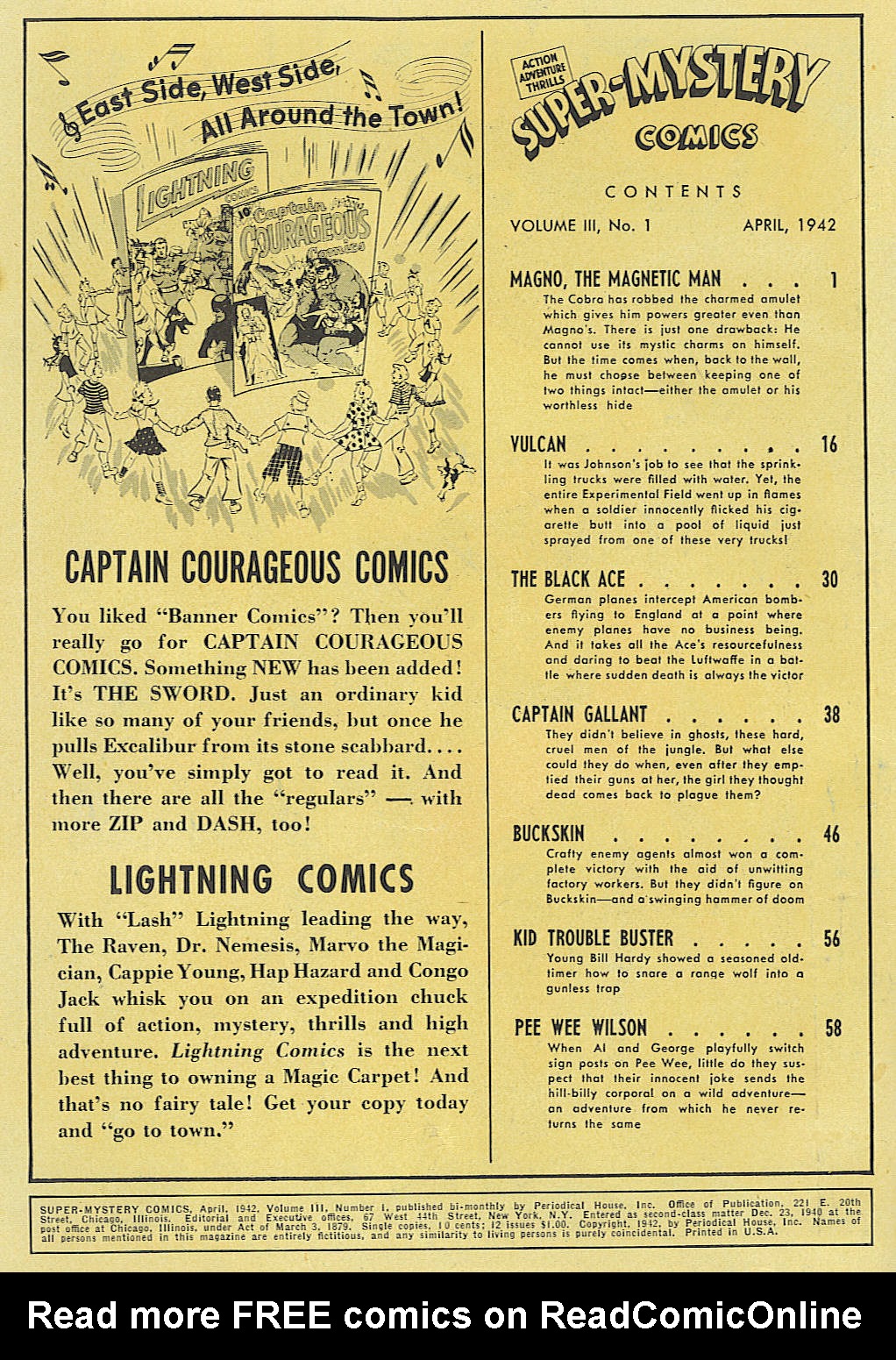 Read online Super-Mystery Comics comic -  Issue #13 - 2