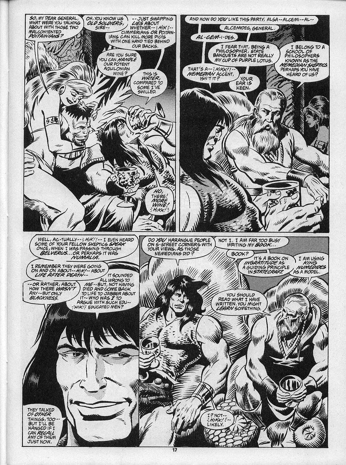 Read online The Savage Sword Of Conan comic -  Issue #201 - 19