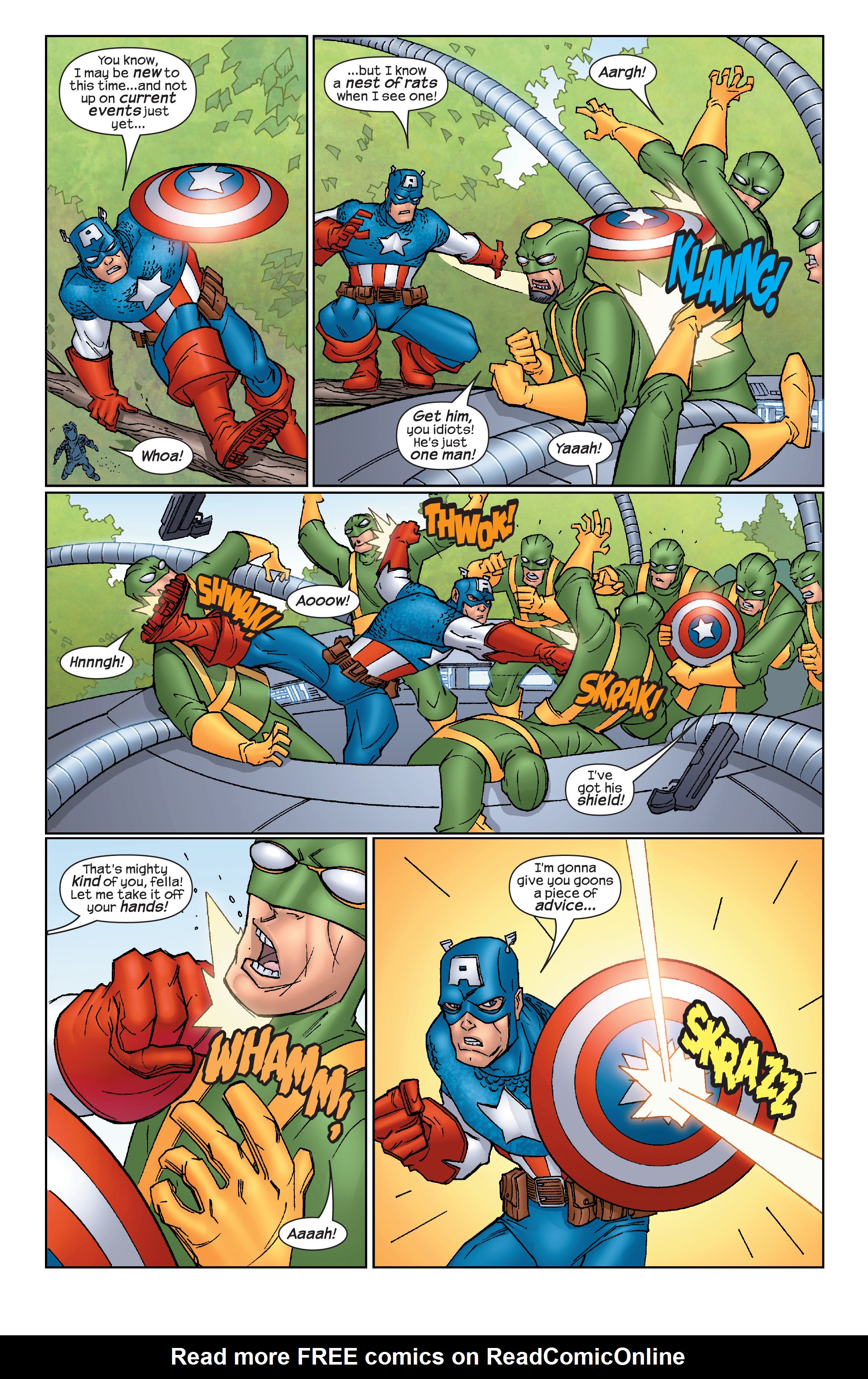 Read online Marvel Action Classics comic -  Issue # Captain America - 23
