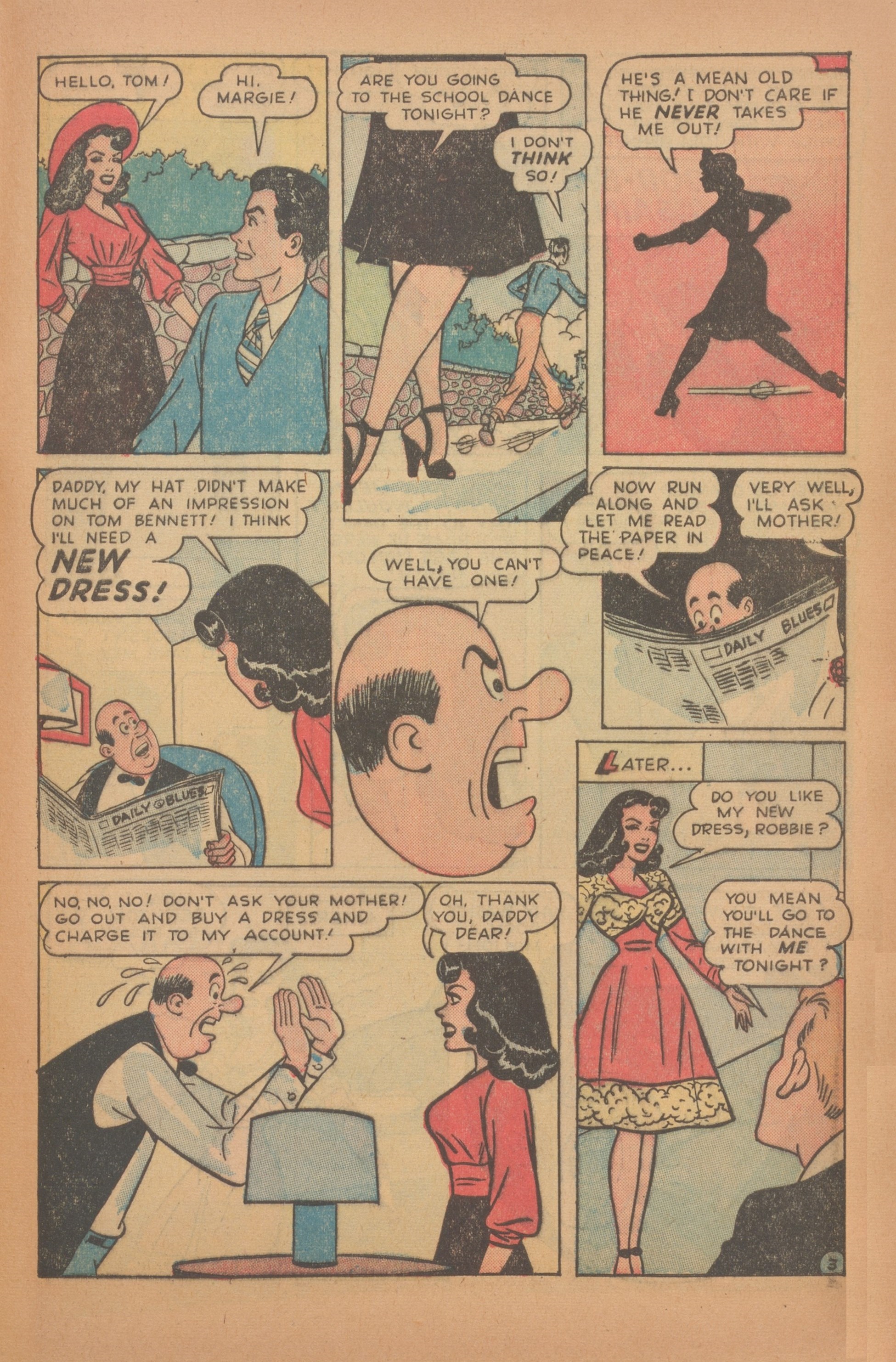 Read online Margie Comics comic -  Issue #46 - 45