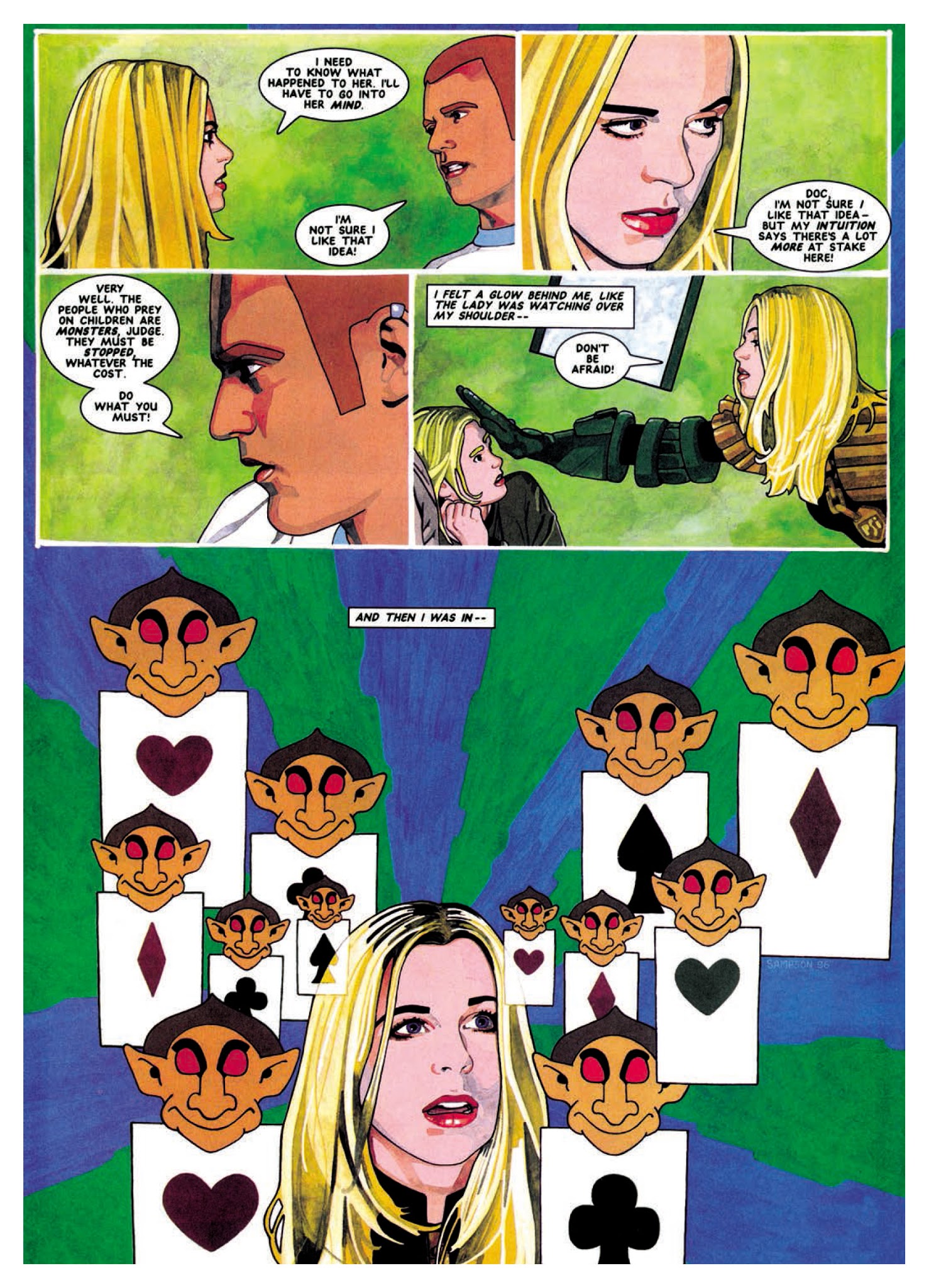 Read online Judge Anderson: The Psi Files comic -  Issue # TPB 3 - 131