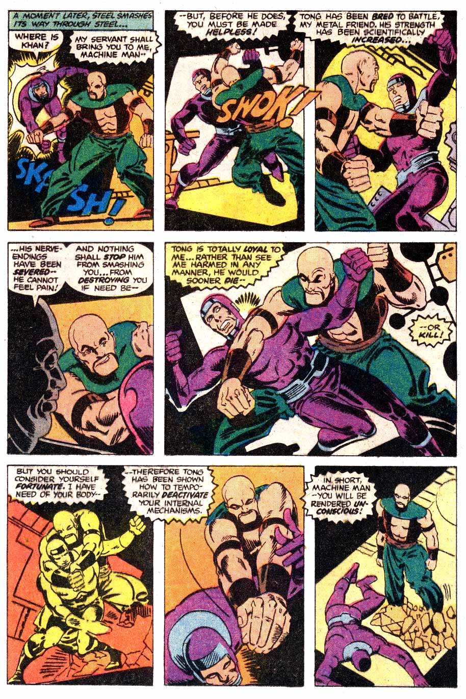 Read online Machine Man (1978) comic -  Issue #13 - 14