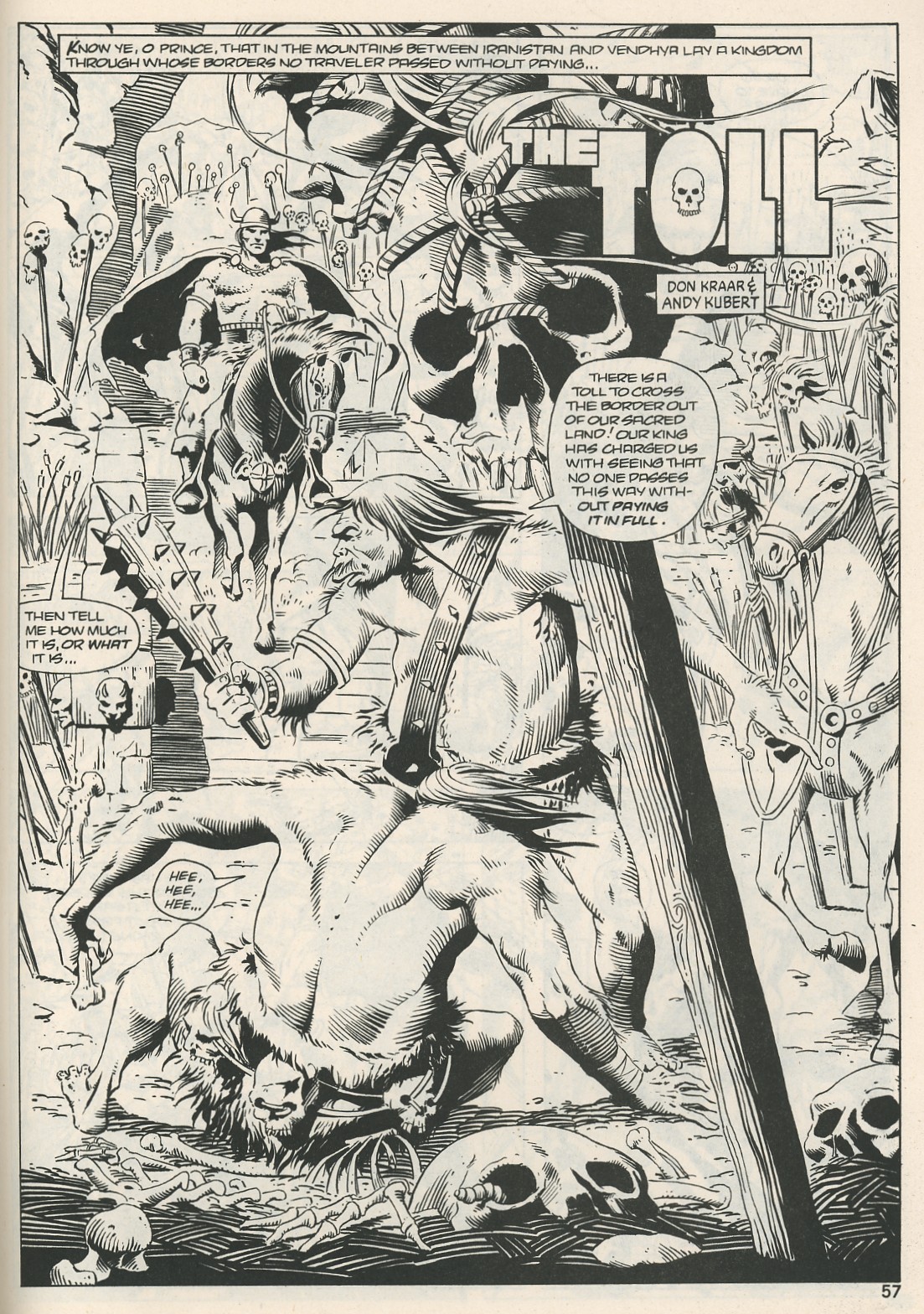 Read online The Savage Sword Of Conan comic -  Issue #114 - 57